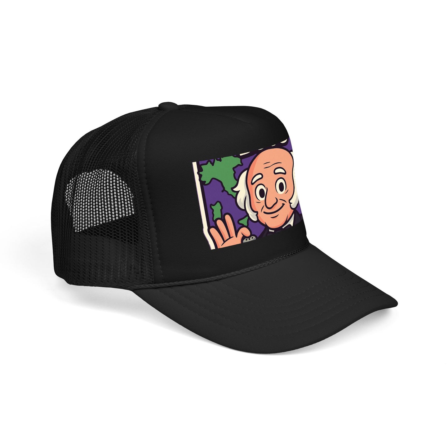 The Van Buren Boys Foam Trucker Hat - lifestyle view | Genius Mangoes
