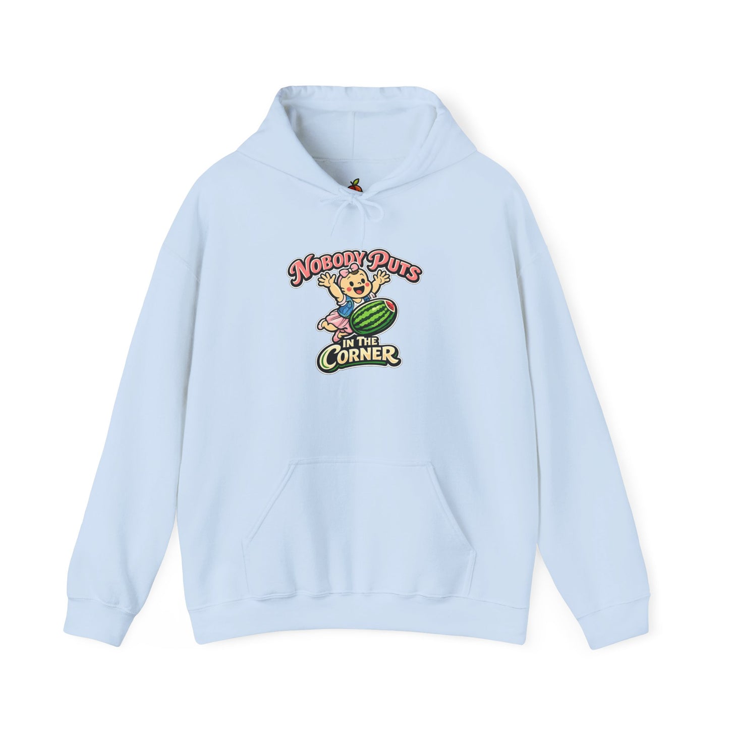 Corner Baby Hoodie - Black Print on Light Colors | Genius Mangoes