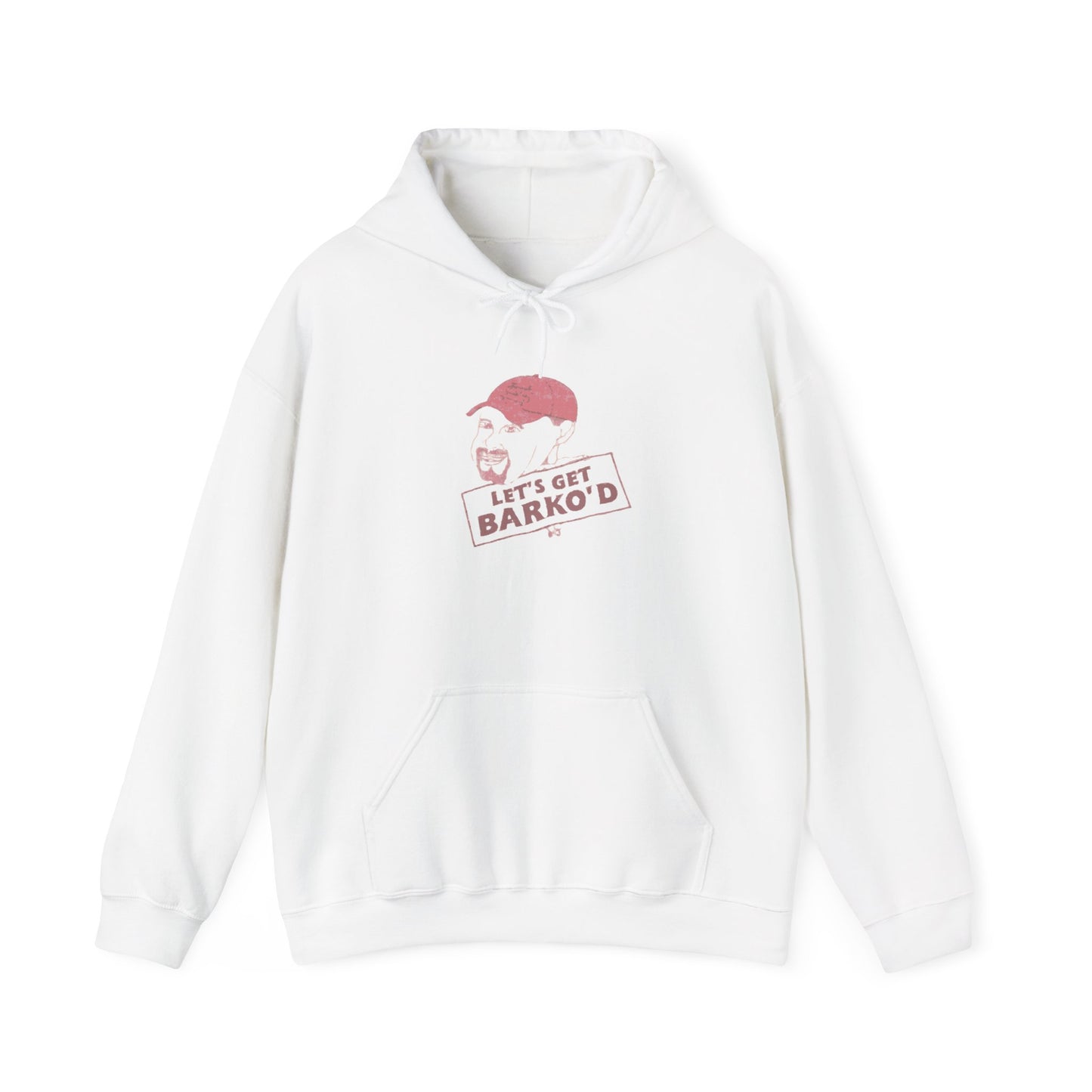 Barkopalooza 1998 - Let's Get Barko'd Hoodie in White | Genius Mangoes