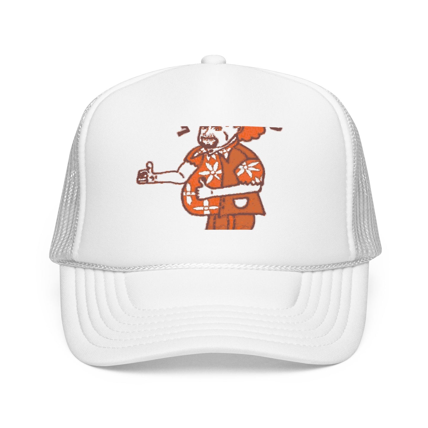 Barkopalooza 1999 Retro Foam Trucker Hat in White | Genius Mangoes