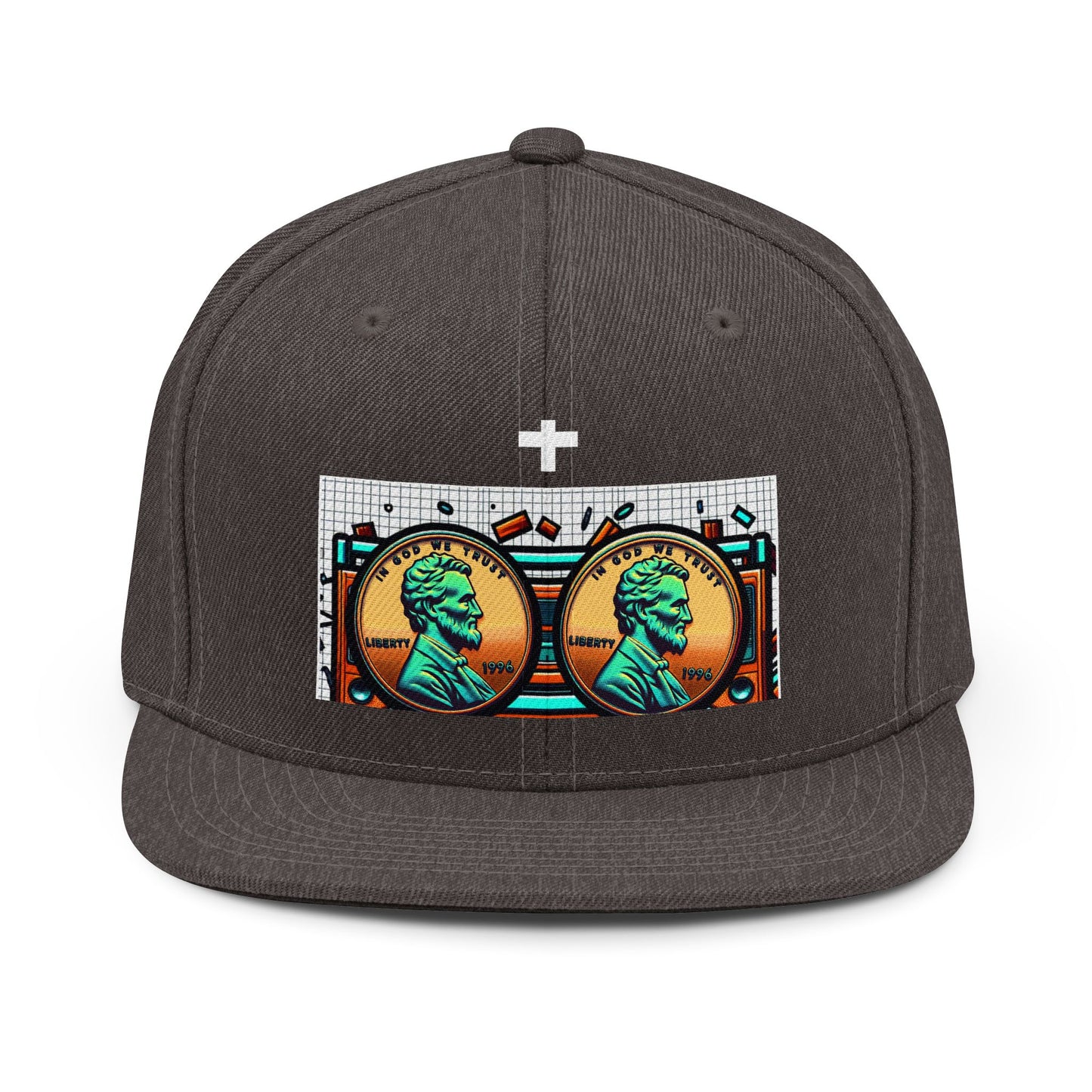 Nine Five Plus Four Pennies Snapback Hat in Dark Heather | Genius Mangoes