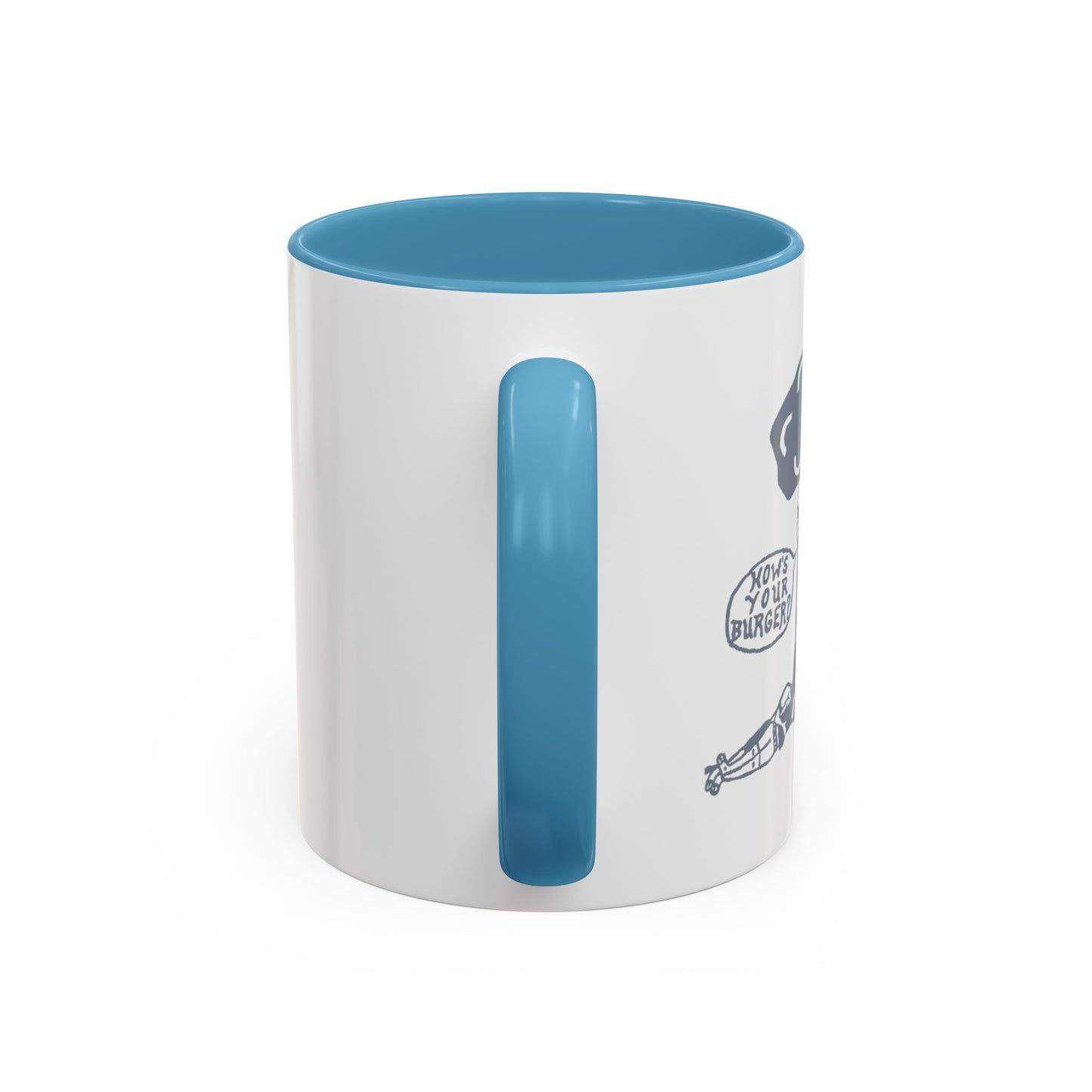 Barkopalooza 2005 - How's Your Burger Coffee Mug - Color Accent 11oz and 15oz | Genius Mangoes