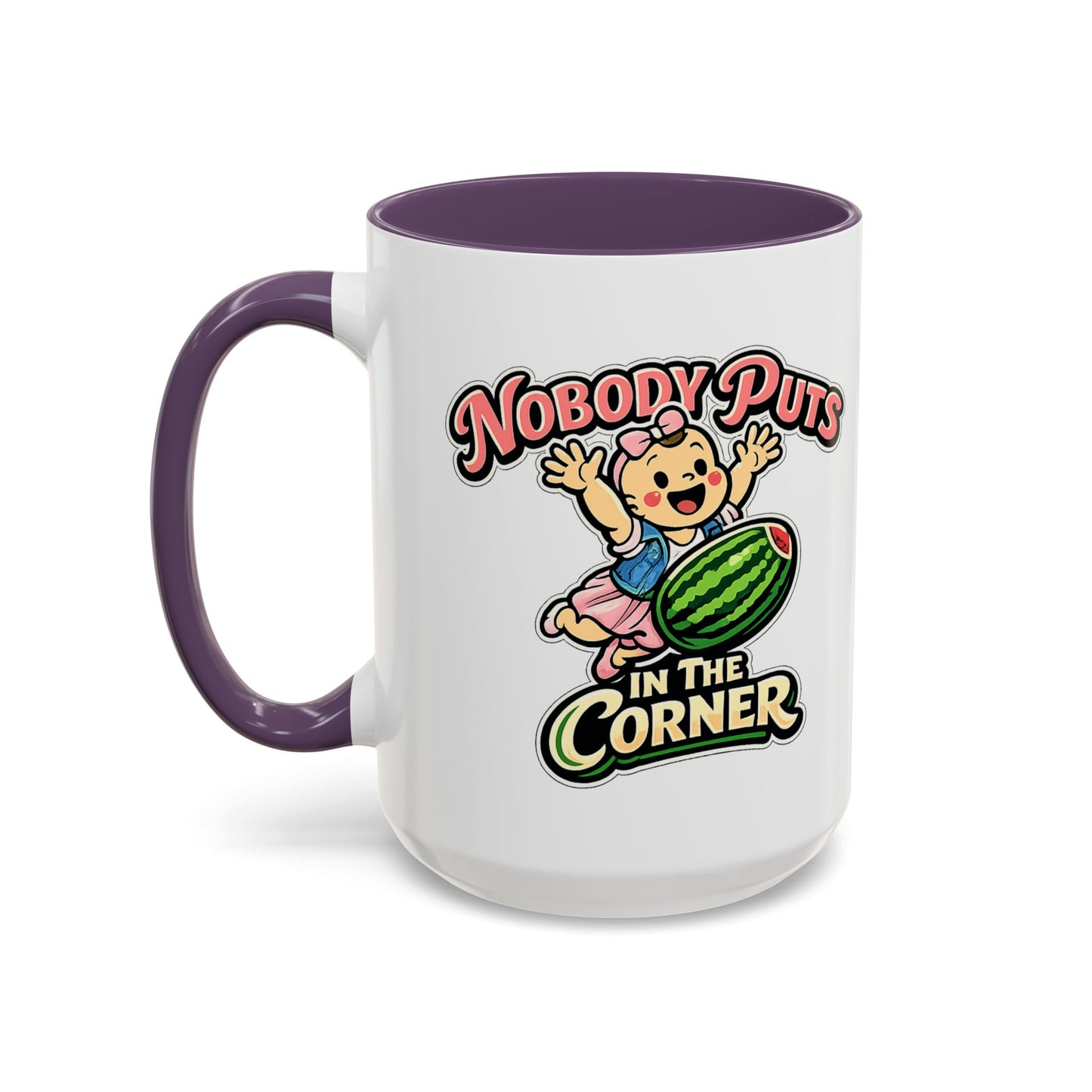 Corner Baby Coffee Mug - Color Accent (11oz & 15oz) | Genius Mangoes