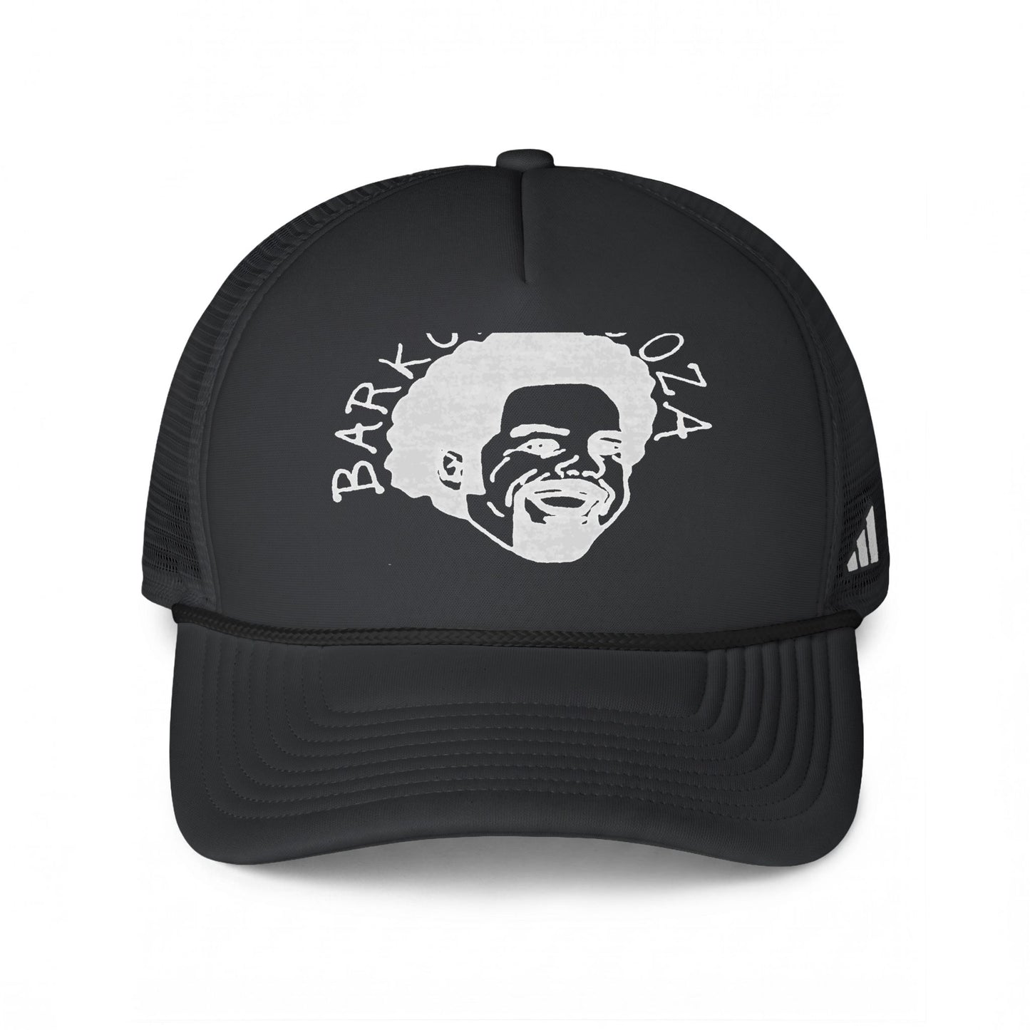Barkopalooza 2006 Trucker Hat in Team Dark Grey / Black / White | Genius Mangoes