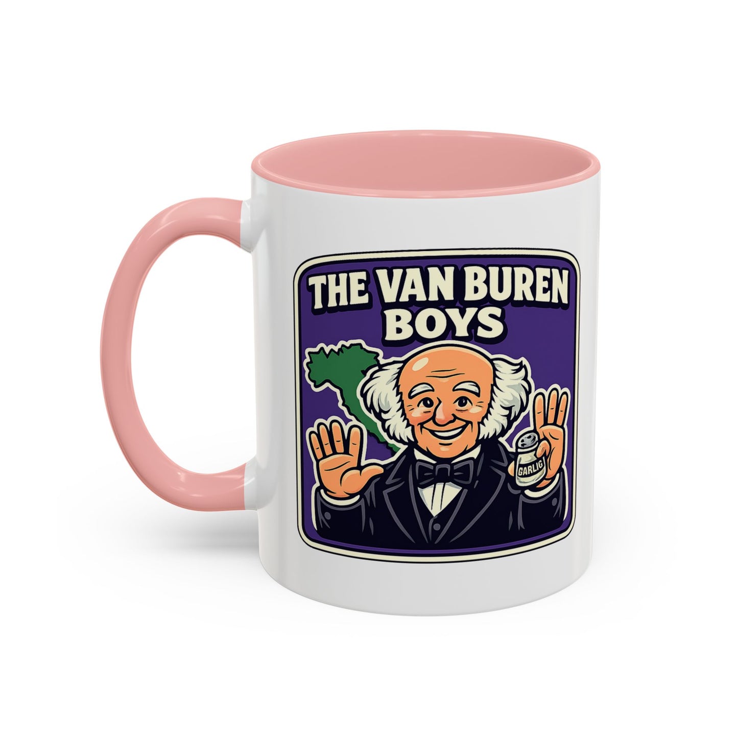 The Van Buren Boys Coffee Mug - Color Accent 11oz and 15oz | Genius Mangoes