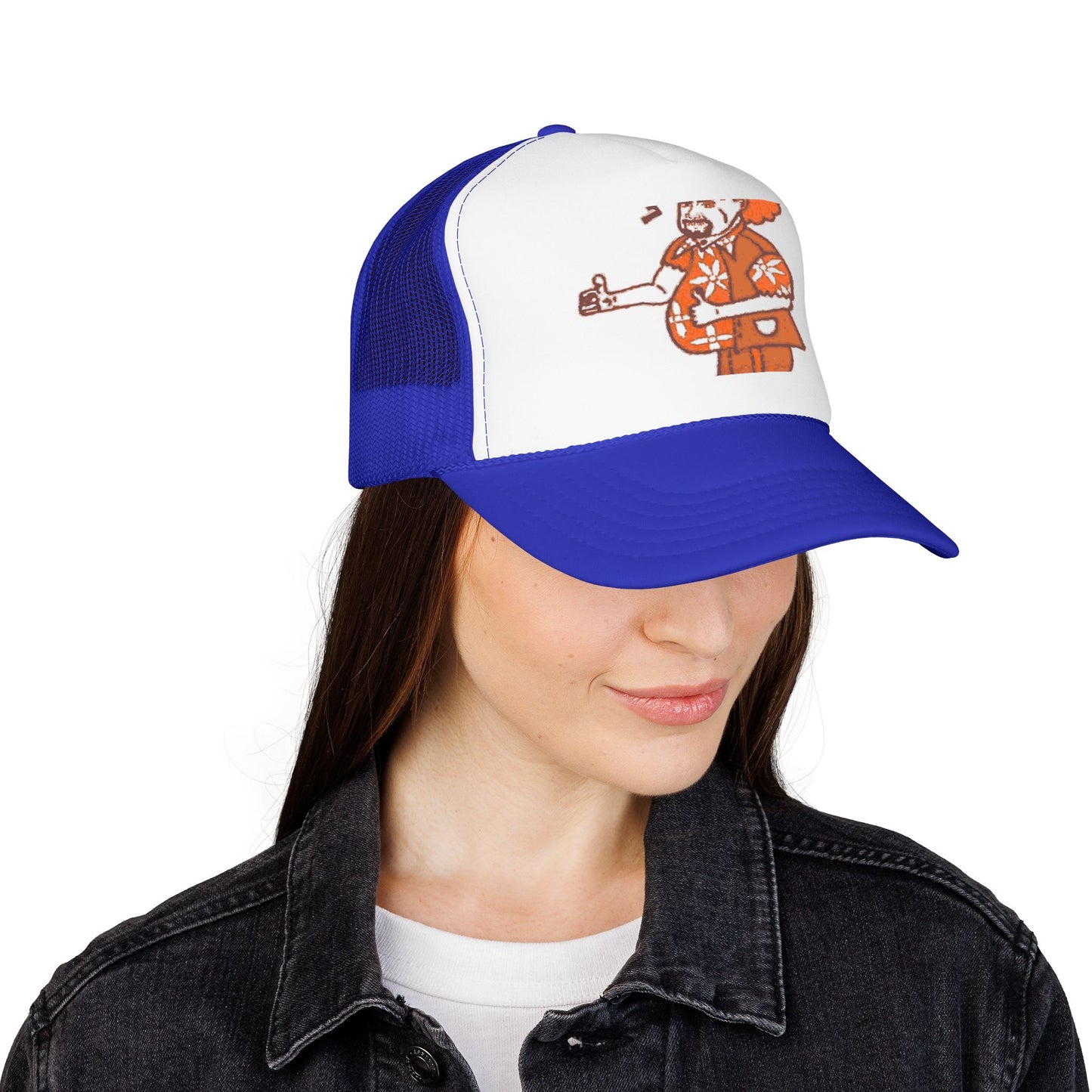 Barkopalooza 1999 Retro Foam Trucker Hat - lifestyle view | Genius Mangoes