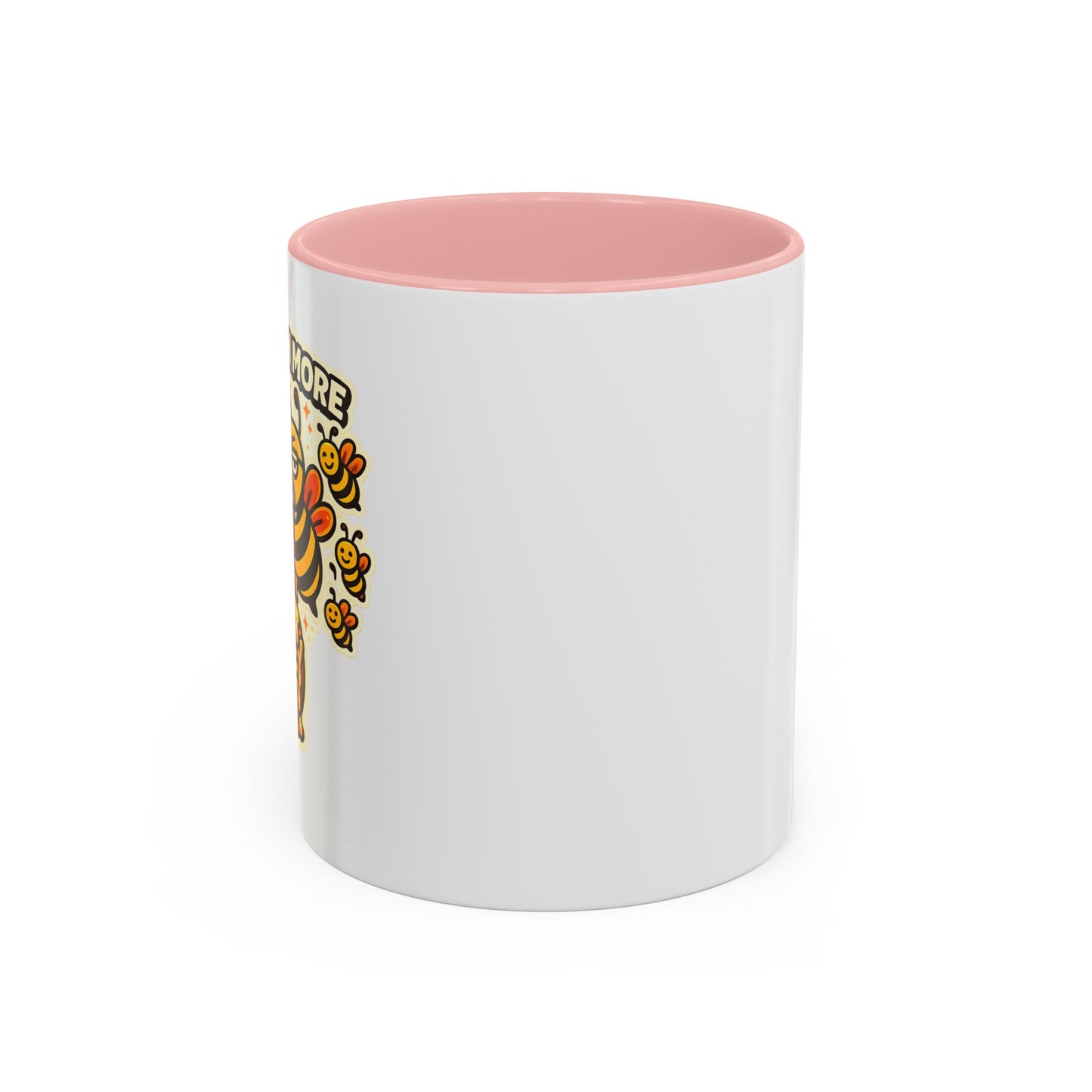 You Catch More Bees with Honey Coffee Mug - Color Accent 11oz and 15oz | Genius Mangoes
