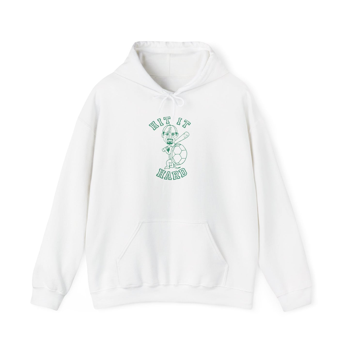Barkopalooza - Hit it Hard Hoodie in White | Genius Mangoes