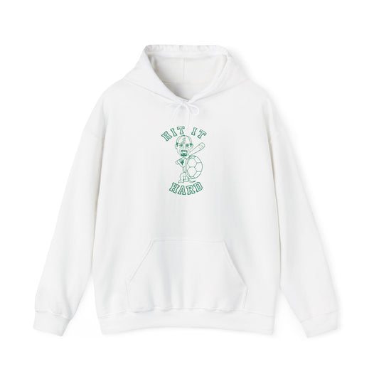 Barkopalooza - Hit it Hard Hoodie in White | Genius Mangoes