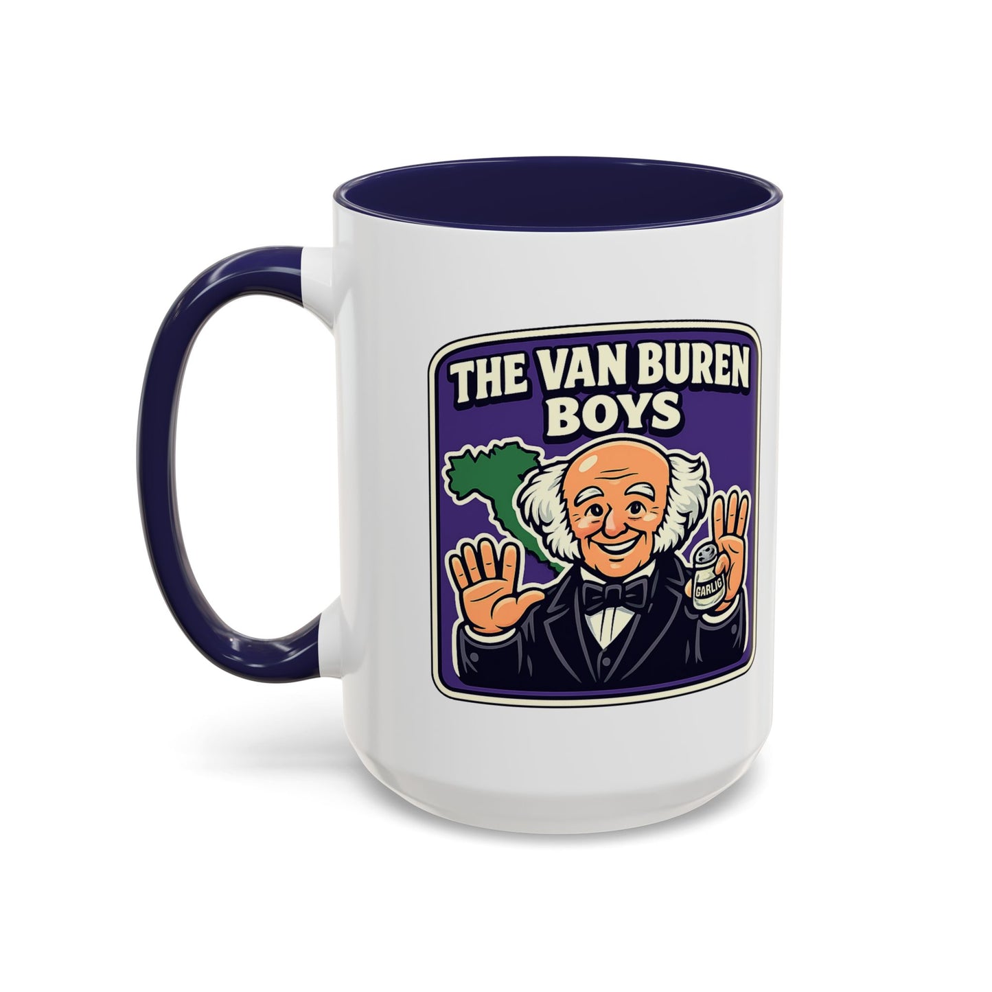 The Van Buren Boys Coffee Mug - Color Accent 11oz and 15oz | Genius Mangoes