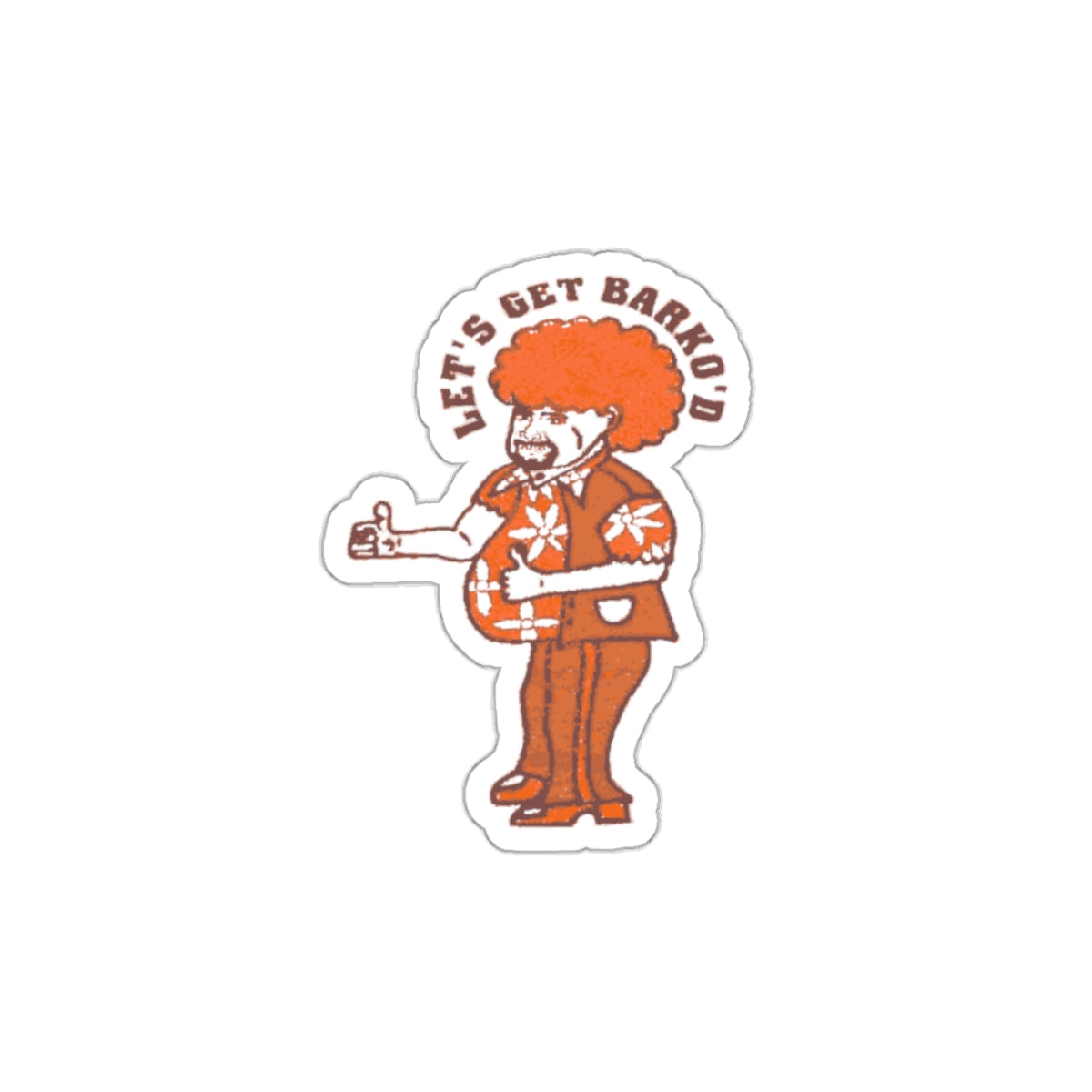 Barkopalooza 1999 - Retro Die-Cut Sticker - 2 inch waterproof vinyl decal | Genius Mangoes