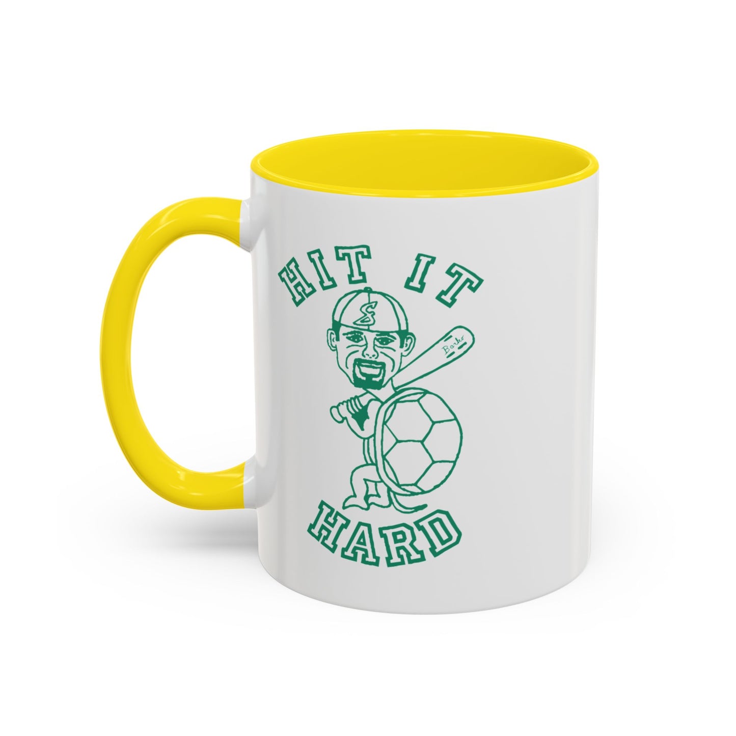 Barkopalooza - Hit it Hard Coffee Mug - Color Accent 11oz and 15oz | Genius Mangoes