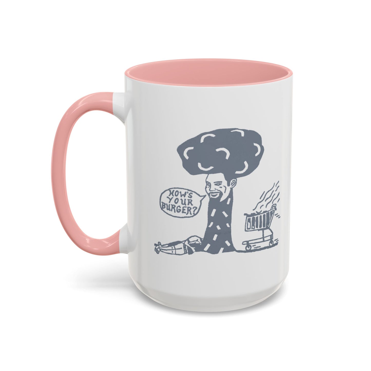 Barkopalooza 2005 - How's Your Burger Coffee Mug - Color Accent 11oz and 15oz | Genius Mangoes