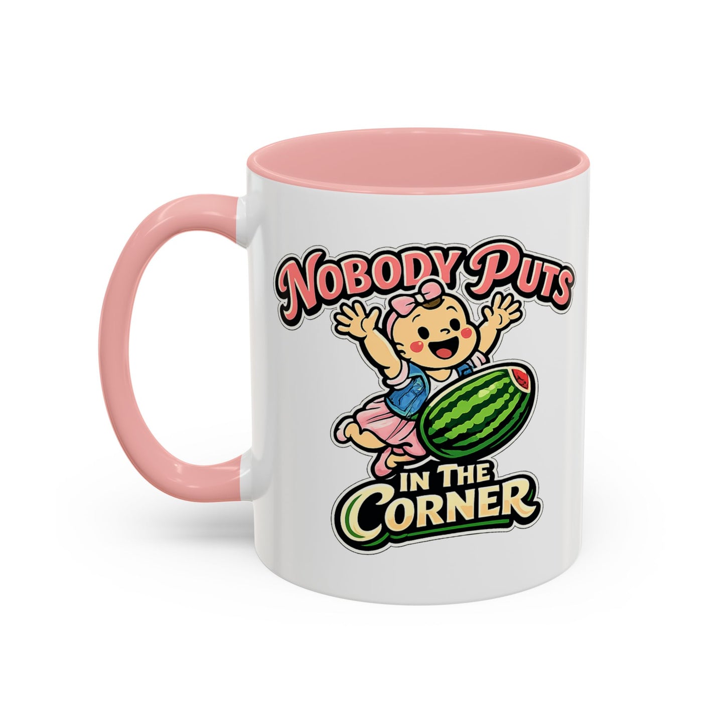 Corner Baby Coffee Mug - Color Accent (11oz & 15oz) | Genius Mangoes