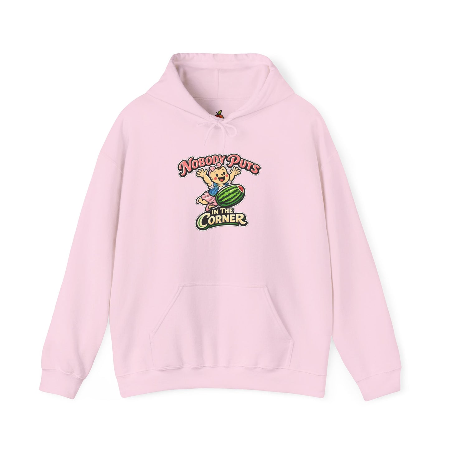 Corner Baby Hoodie - Black Print on Light Colors | Genius Mangoes
