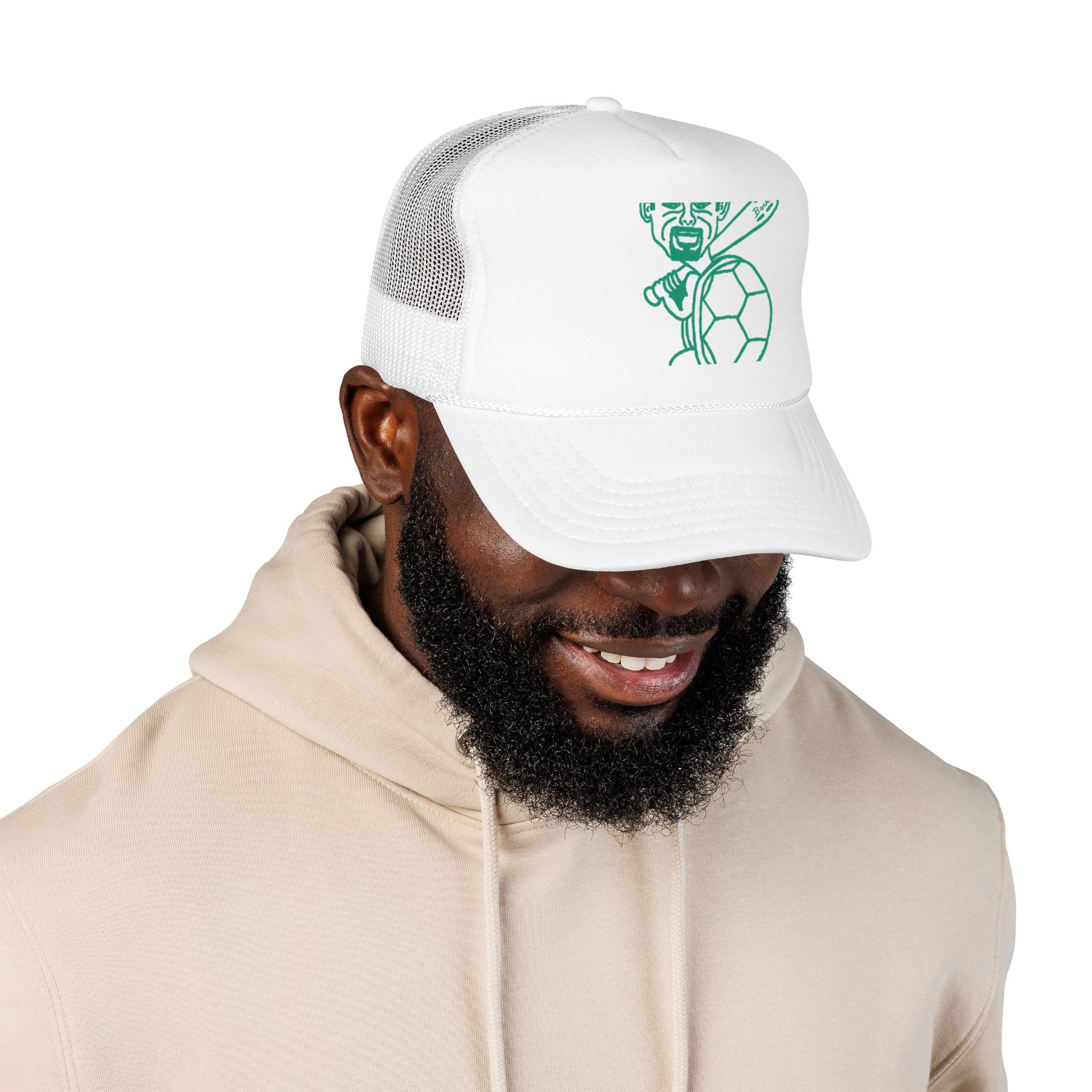 Barkopalooza Hit it Hard Foam Trucker Hat - lifestyle view | Genius Mangoes
