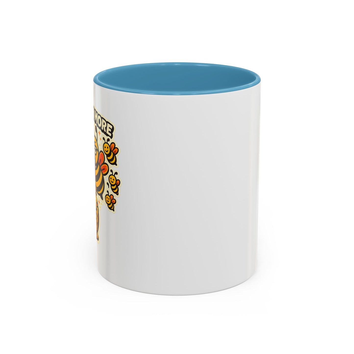 You Catch More Bees with Honey Coffee Mug - Color Accent 11oz and 15oz | Genius Mangoes