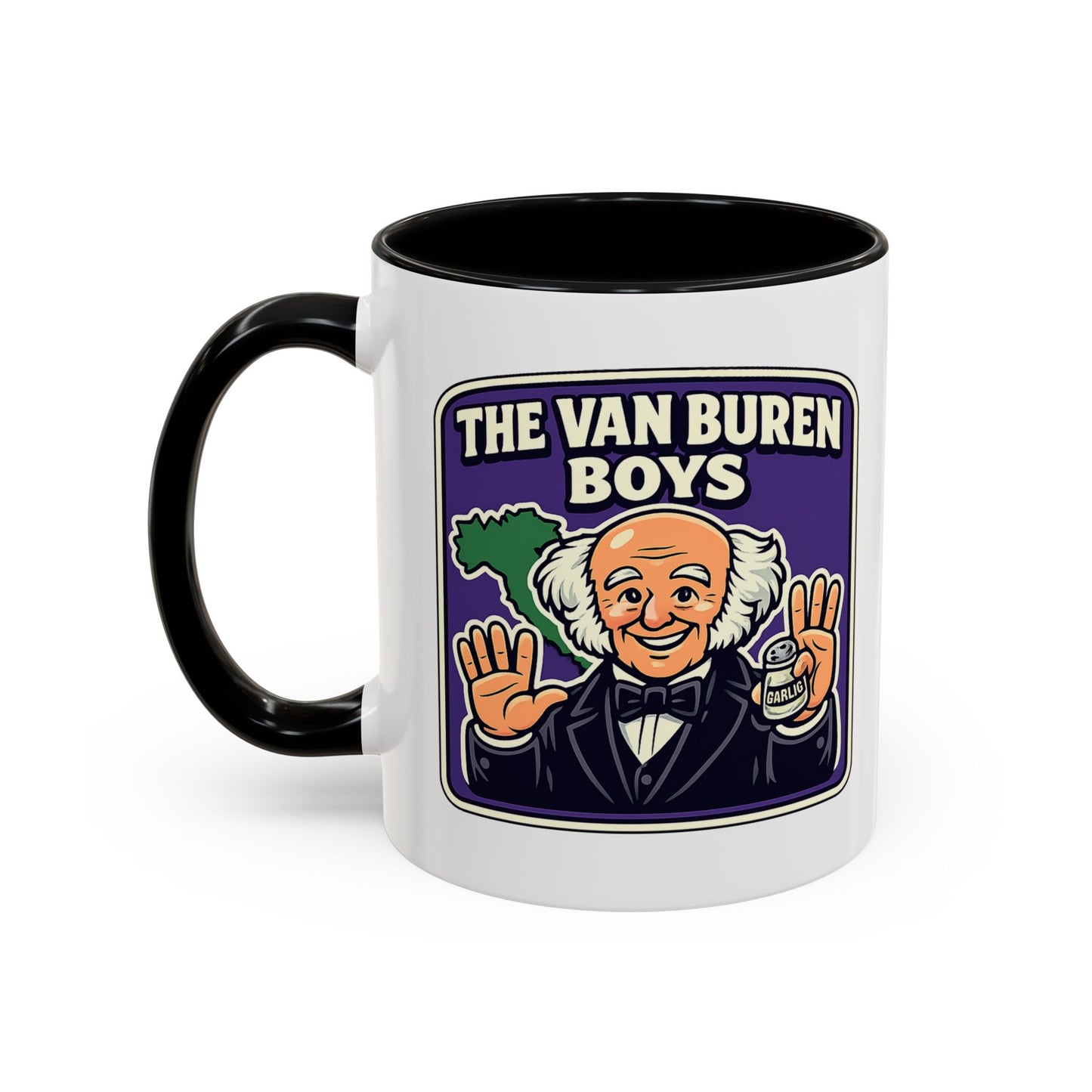 The Van Buren Boys Coffee Mug - Color Accent 11oz and 15oz | Genius Mangoes