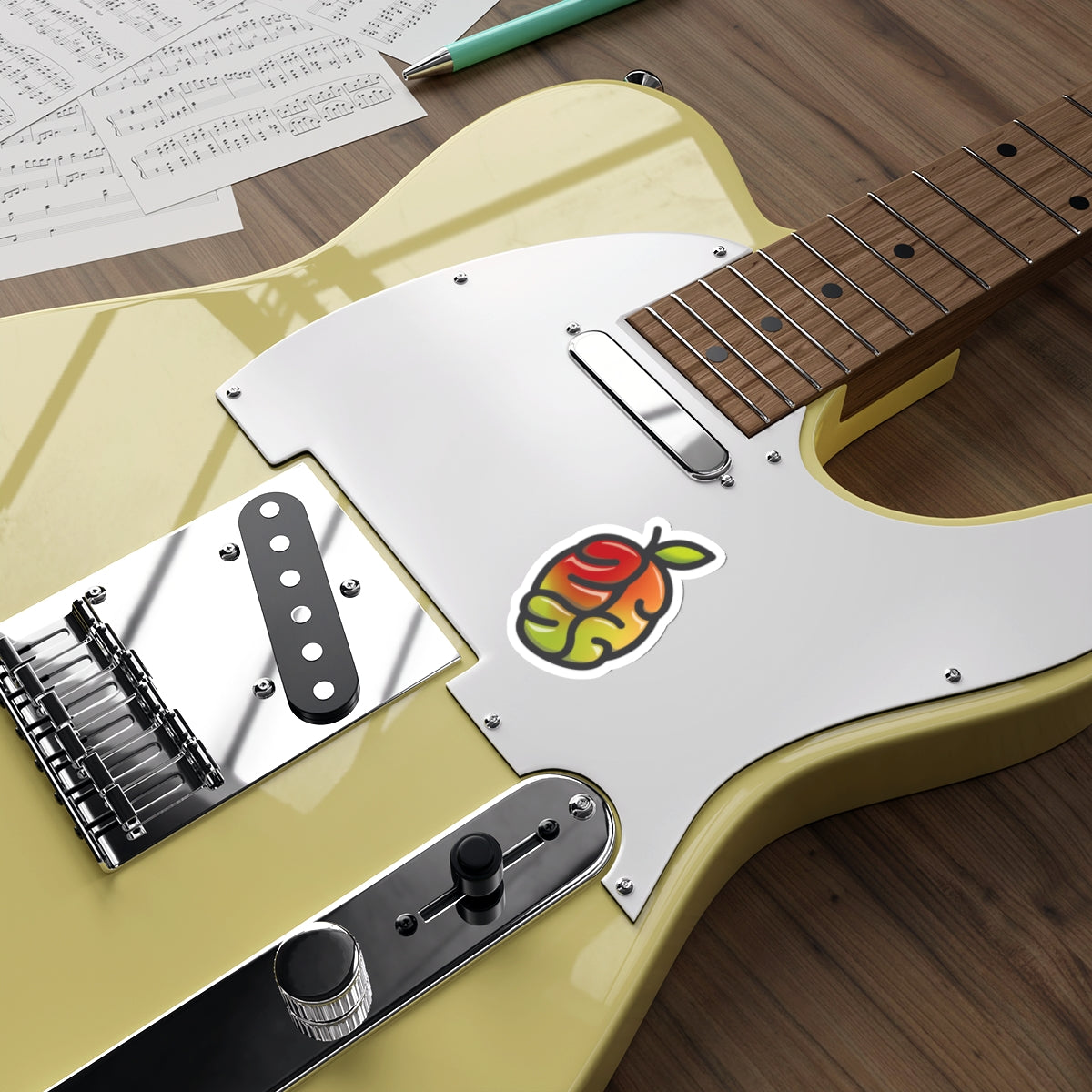 Genius Mangoes Logo Die-Cut Sticker - Waterproof Vinyl Decal | Genius Mangoes