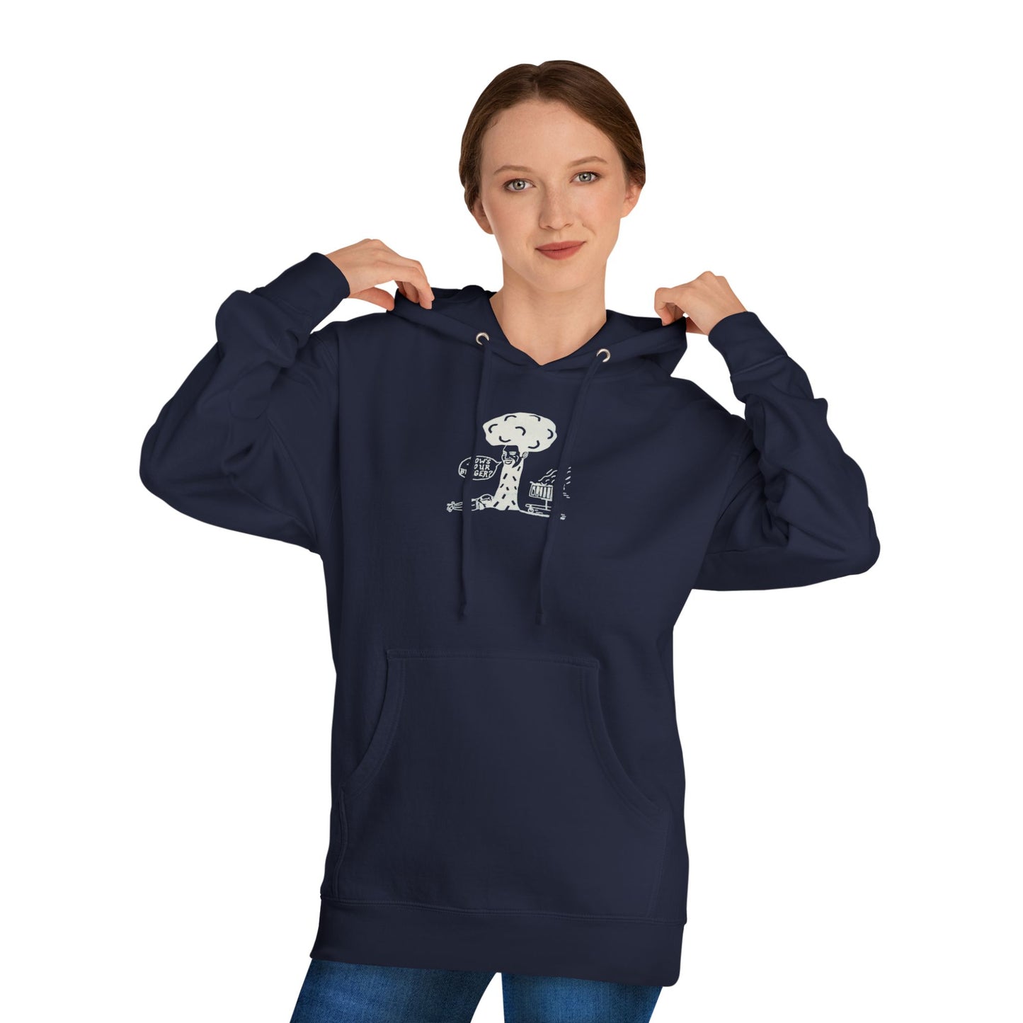 Barkopalooza 2005 - How's Your Burger Premium Hoodie (Independent Trading SS4500) | Genius Mangoes