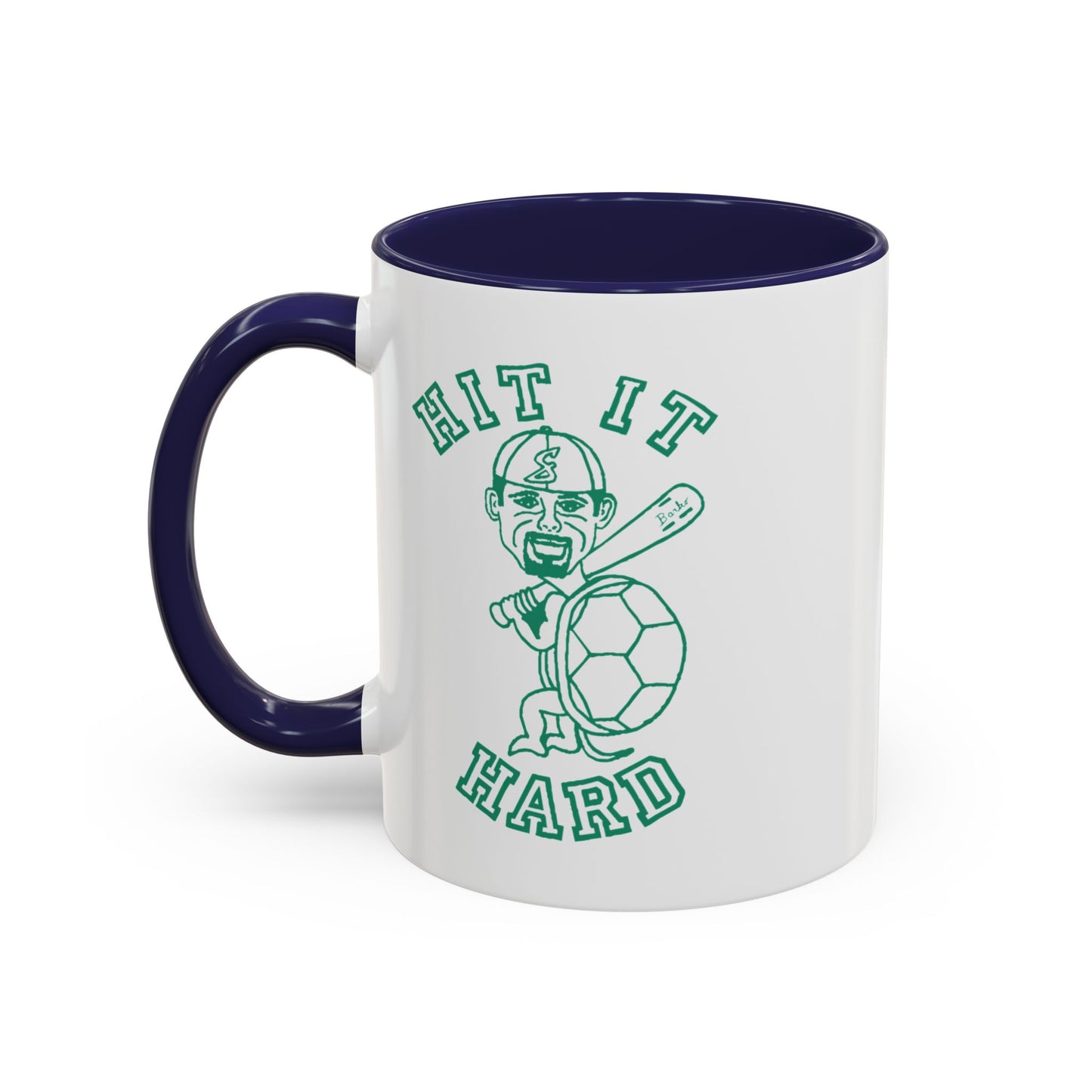 Barkopalooza - Hit it Hard Coffee Mug - Color Accent 11oz and 15oz | Genius Mangoes