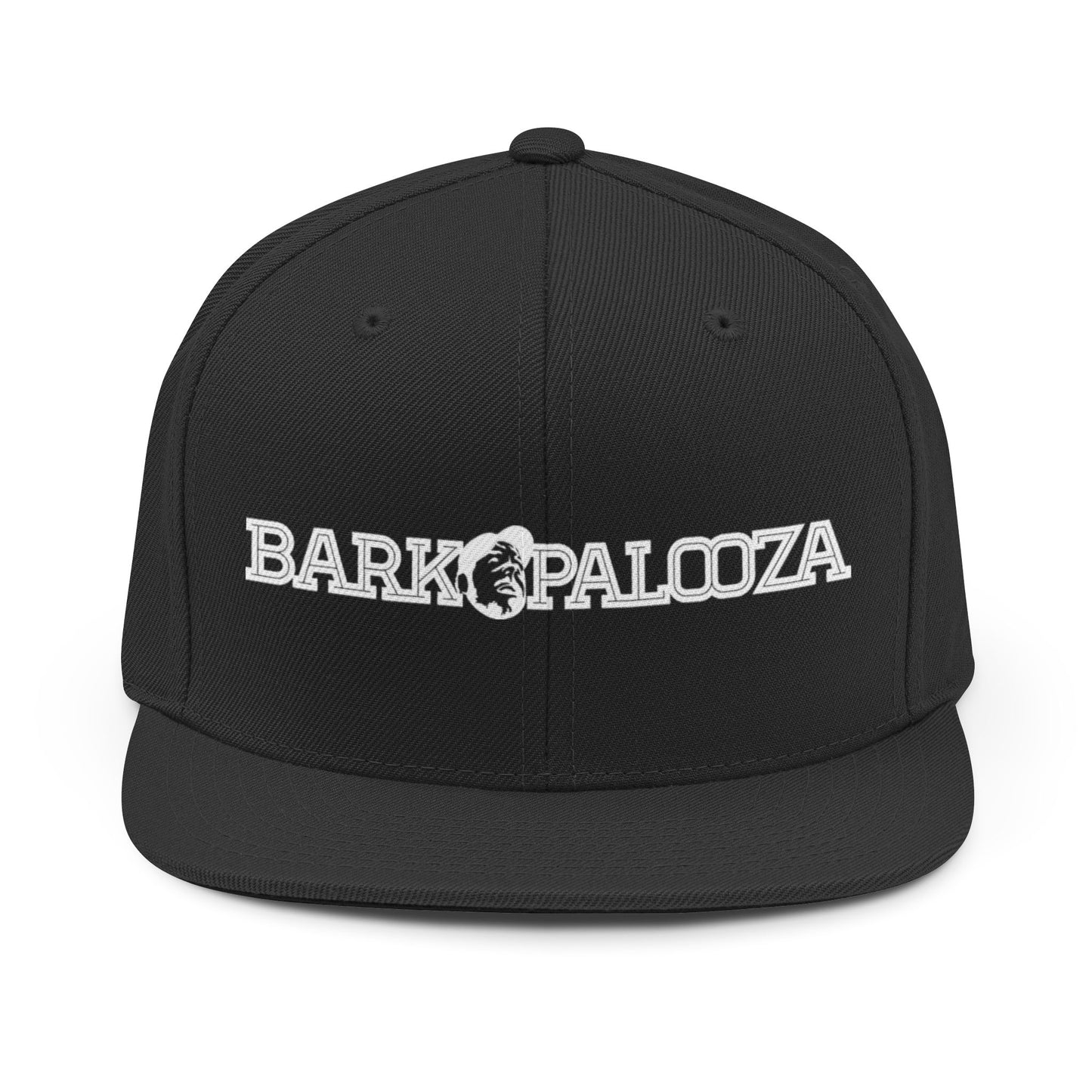 Barkopalooza Logo Snapback Hat - Flat Brim | Genius Mangoes
