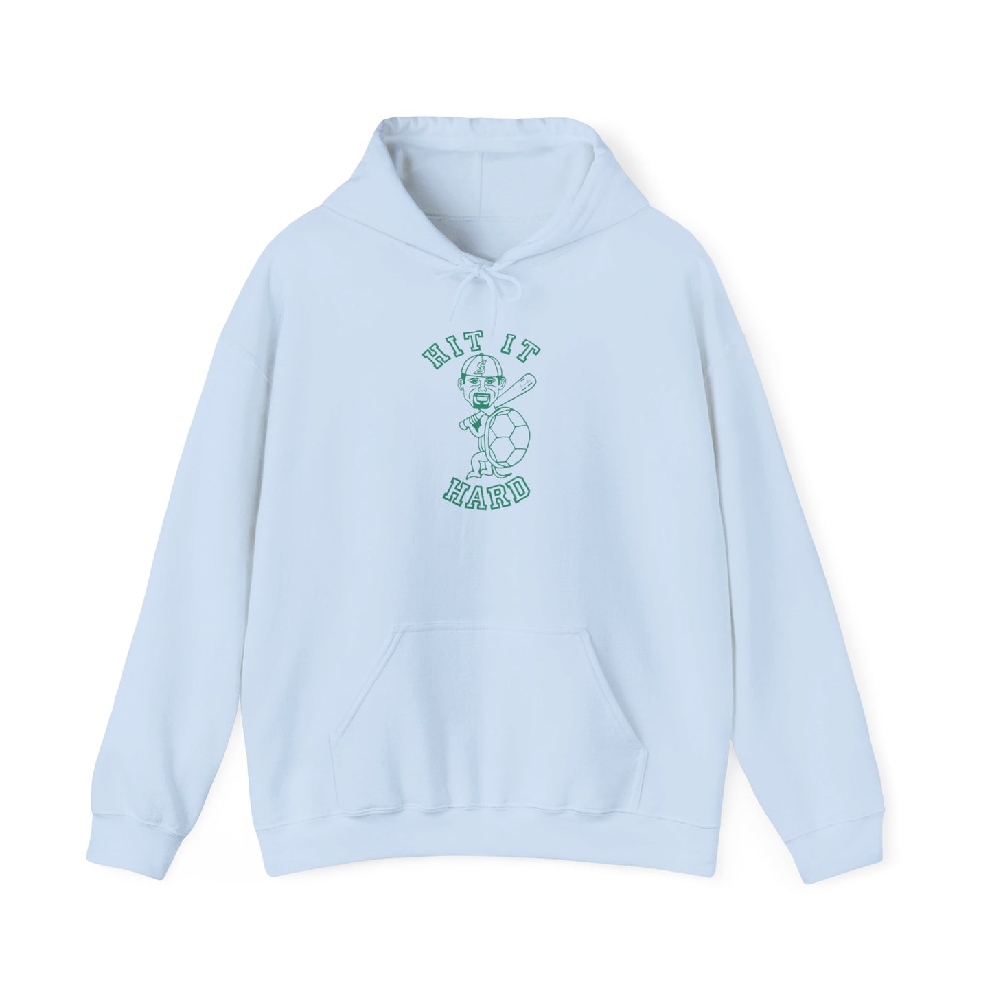 Barkopalooza - Hit it Hard Hoodie in Light Blue | Genius Mangoes