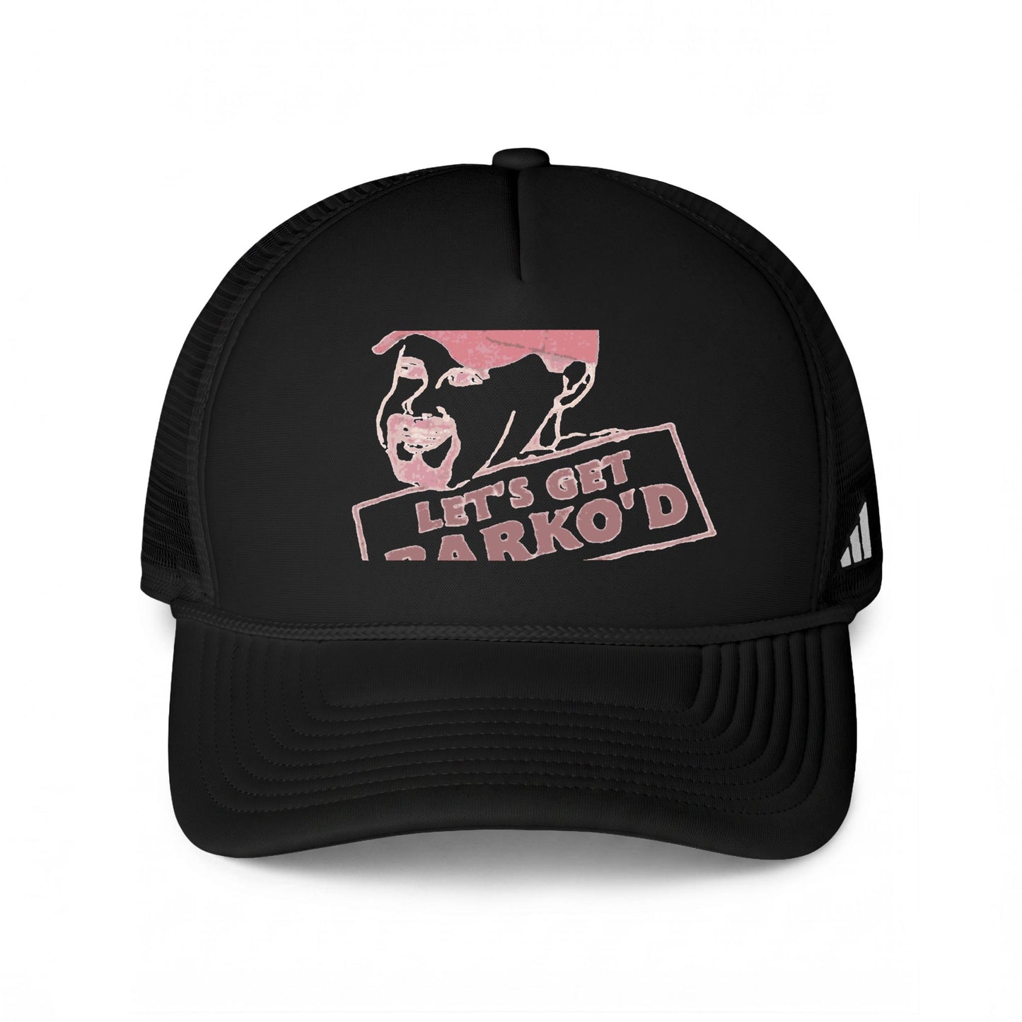 Barkopalooza 1998 Let's Get Barko'd Trucker Hat in Black / White | Genius Mangoes