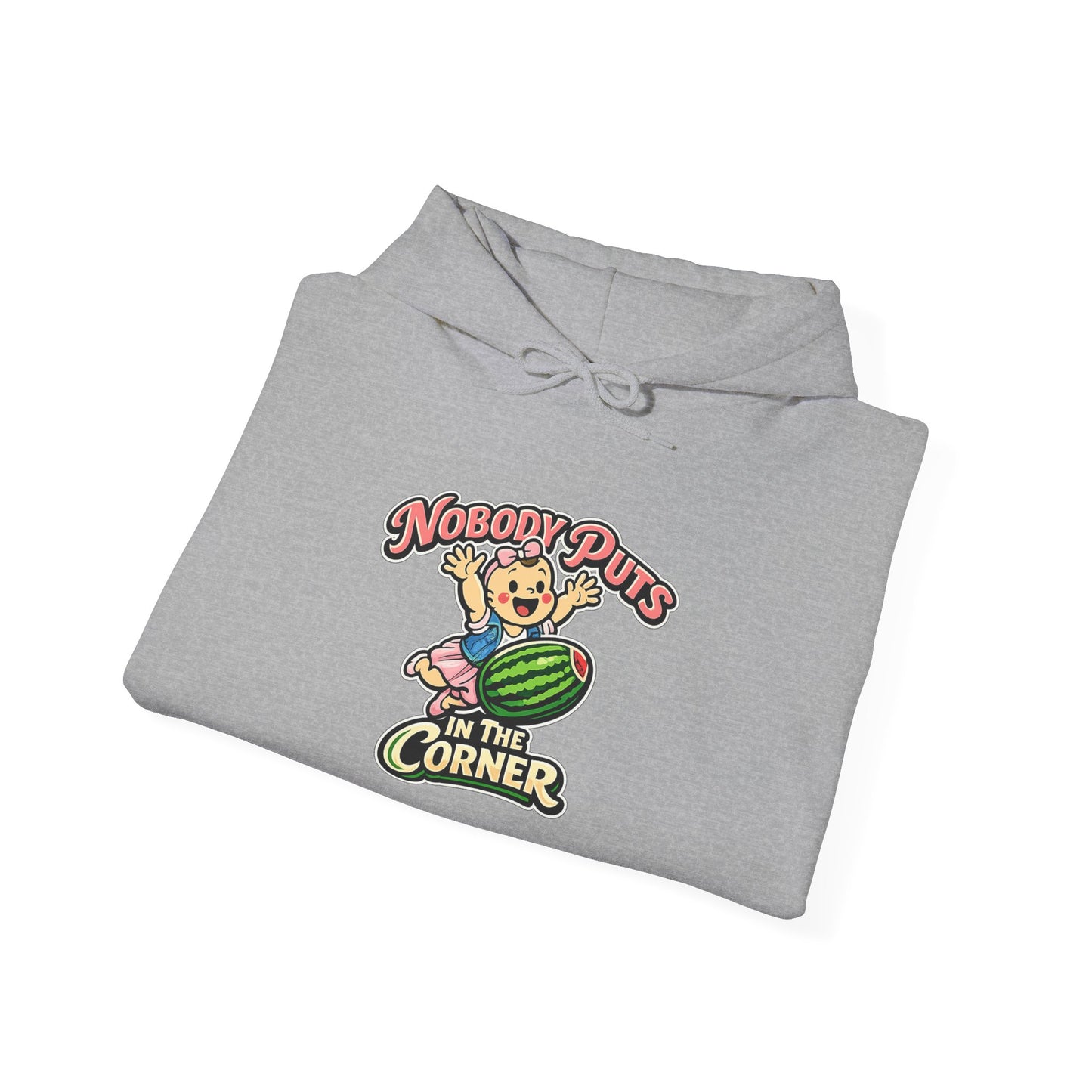 Corner Baby Hoodie - Black Print on Light Colors | Genius Mangoes