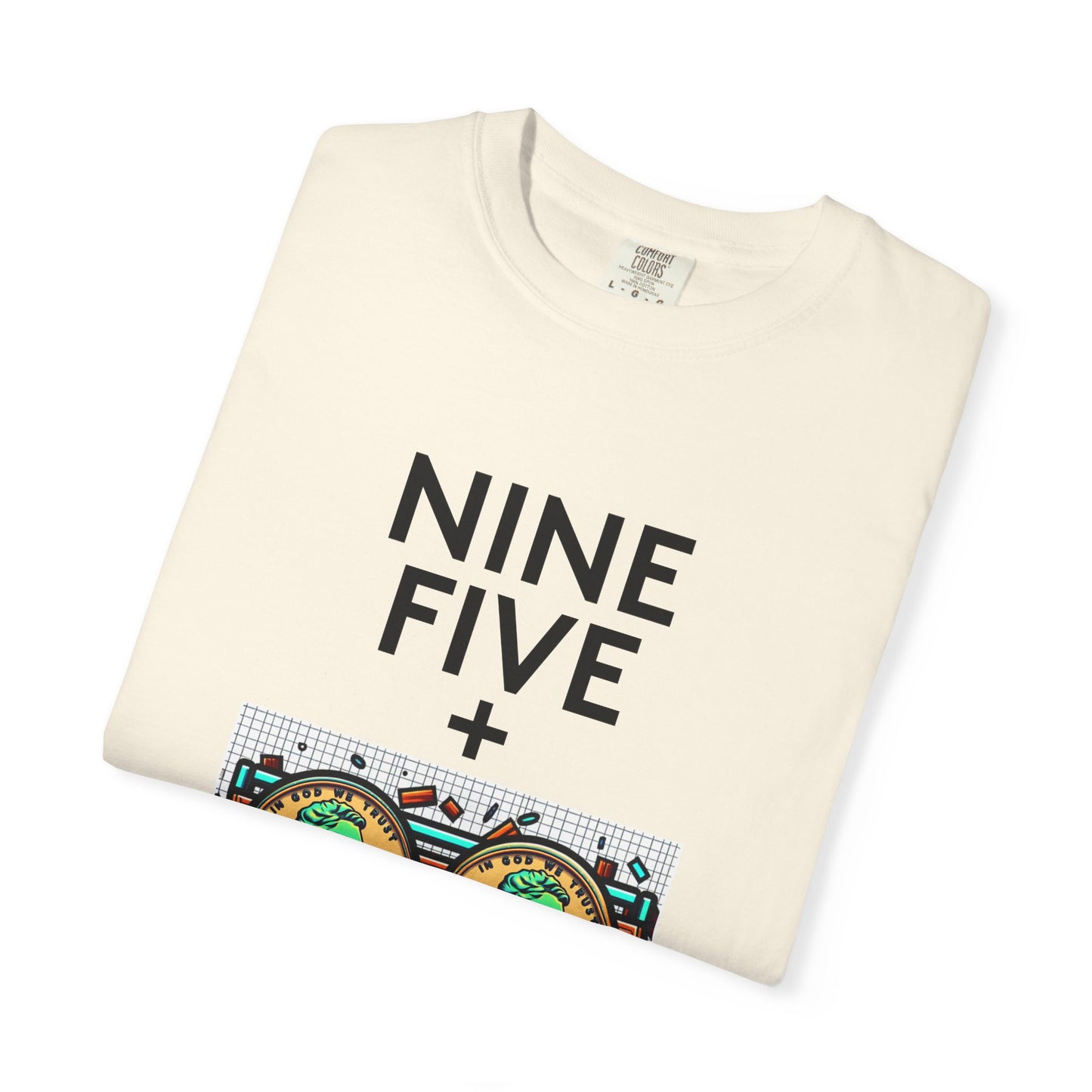Nine Five Plus Four Pennies Premium Tee - garment-dyed cotton | Genius Mangoes