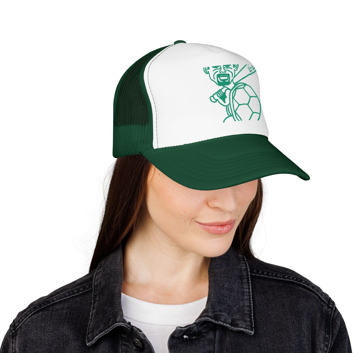 Barkopalooza Hit it Hard Foam Trucker Hat - lifestyle view | Genius Mangoes