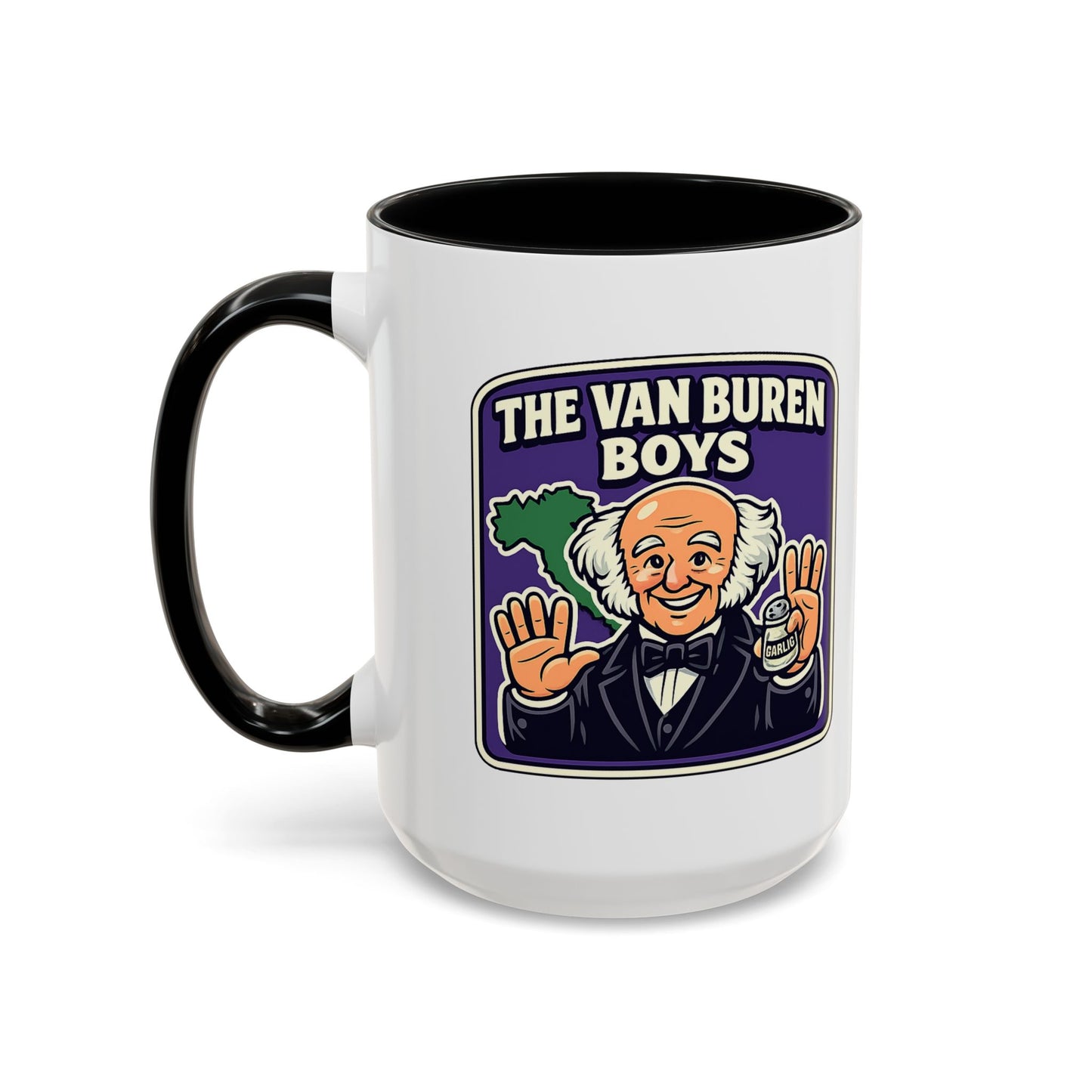 The Van Buren Boys Coffee Mug - Color Accent 11oz and 15oz | Genius Mangoes