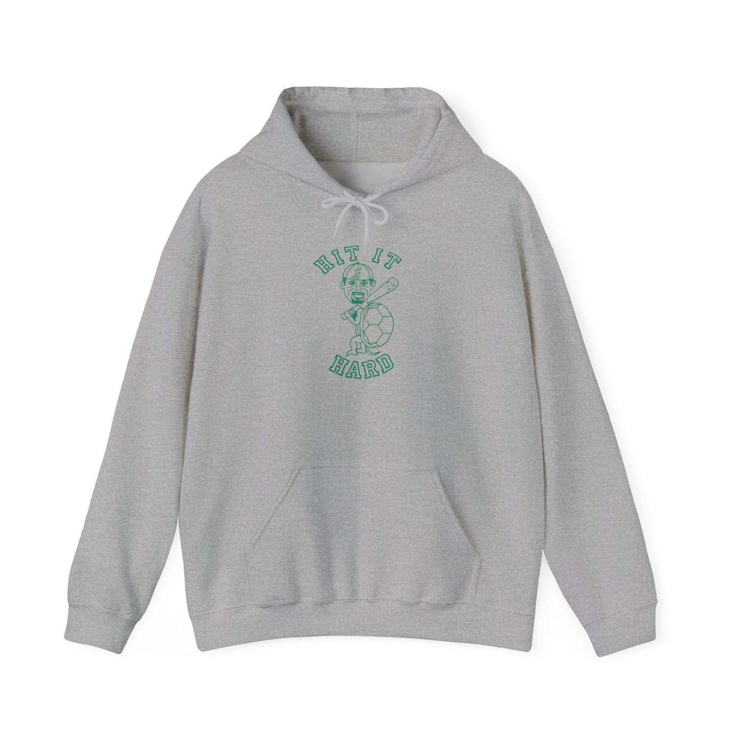 Barkopalooza - Hit it Hard Hoodie in Sport Grey | Genius Mangoes