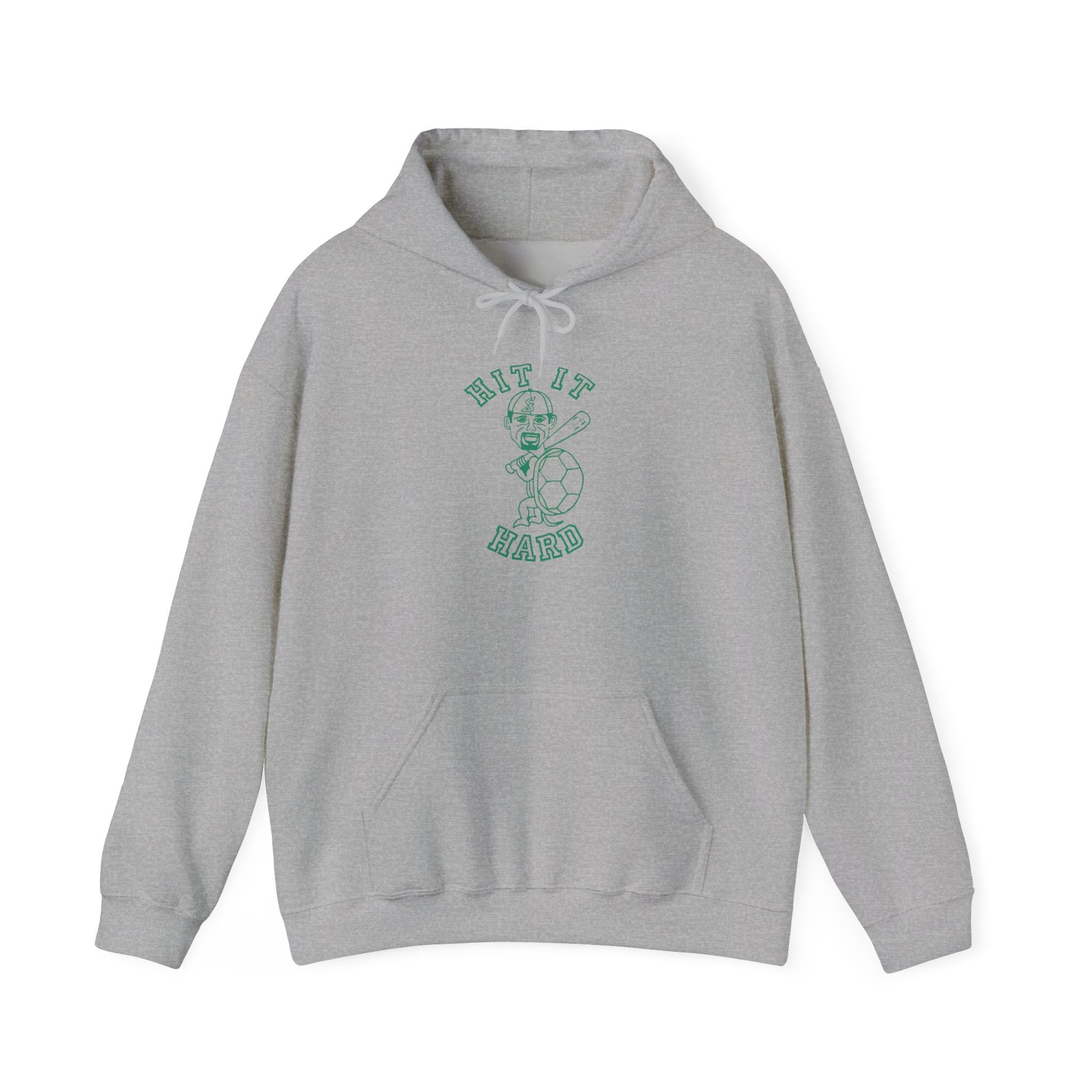Barkopalooza - Hit it Hard Hoodie in Sport Grey | Genius Mangoes