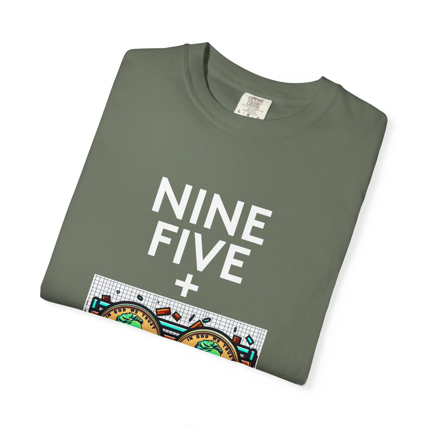Nine Five Plus Four Pennies Premium Tee - garment-dyed cotton | Genius Mangoes