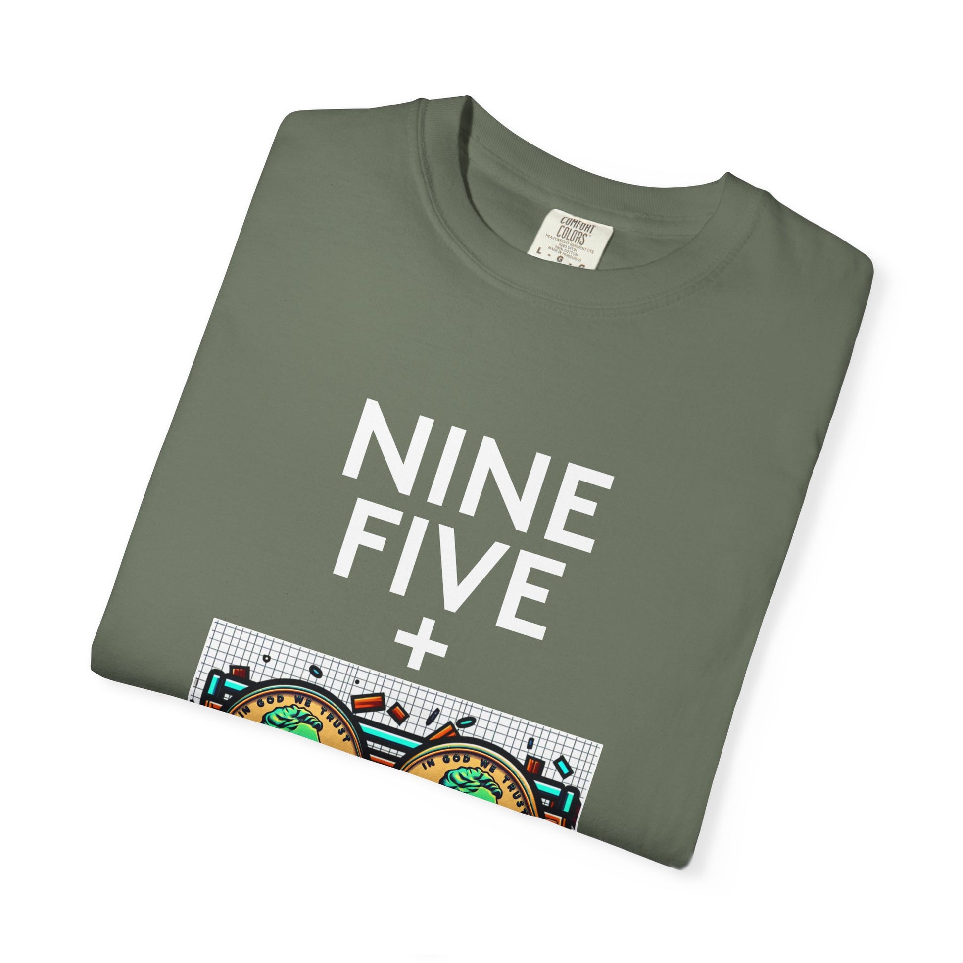 Nine Five Plus Four Pennies Premium Tee - garment-dyed cotton | Genius Mangoes