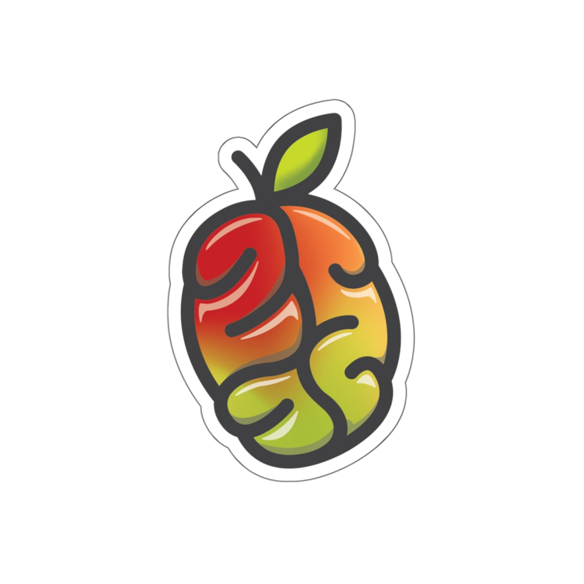 Genius Mangoes Logo Die-Cut Sticker - Waterproof Vinyl Decal | Genius Mangoes
