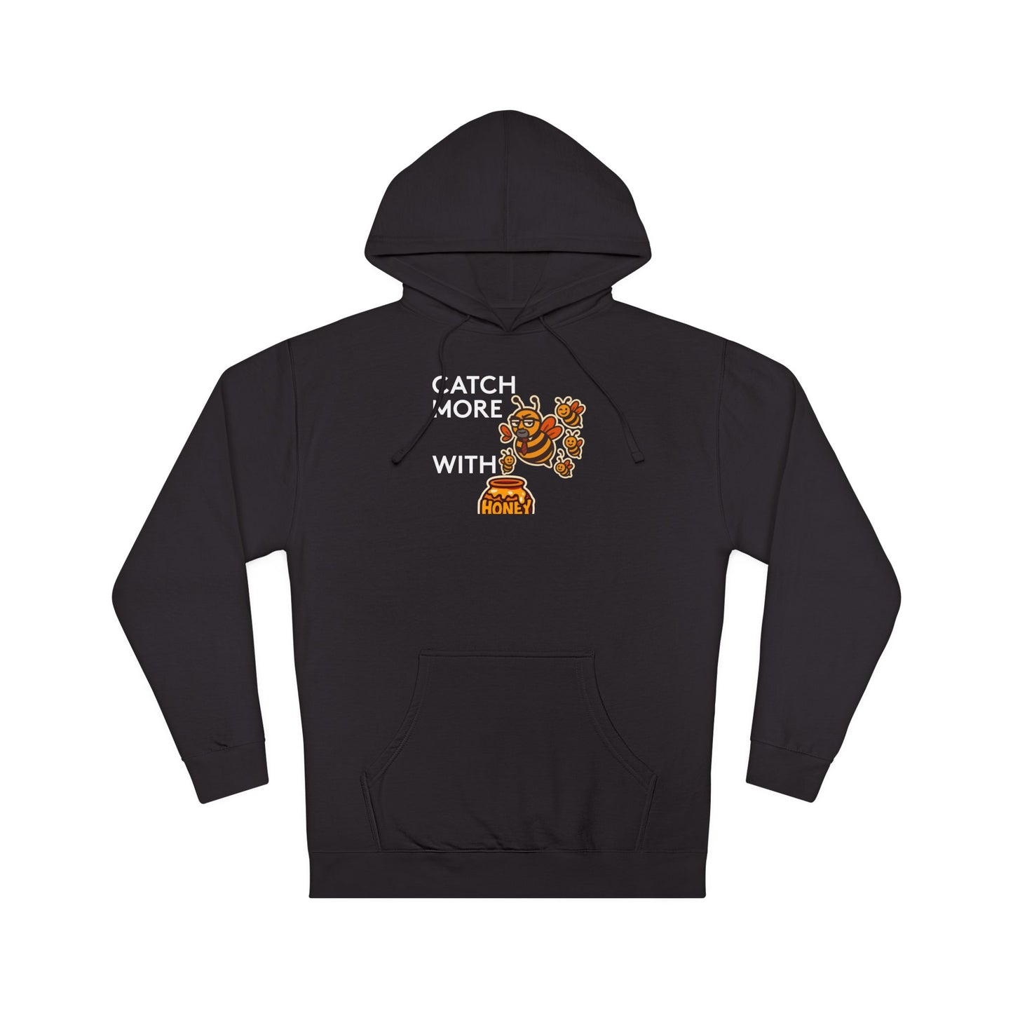 You Catch More Bees with Honey Premium Hoodie - heavyweight pullover | Genius Mangoes