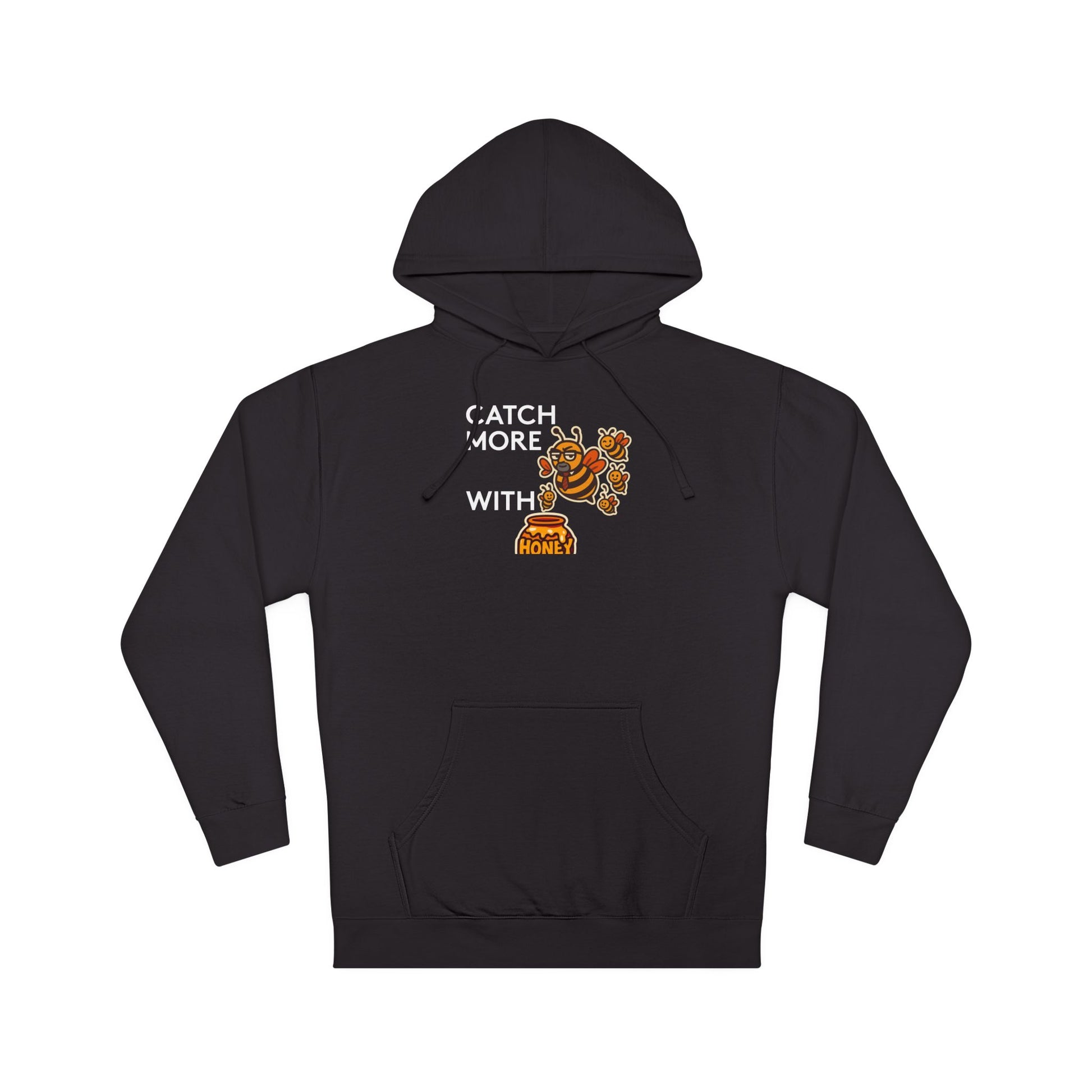 You Catch More Bees with Honey Premium Hoodie - heavyweight pullover | Genius Mangoes