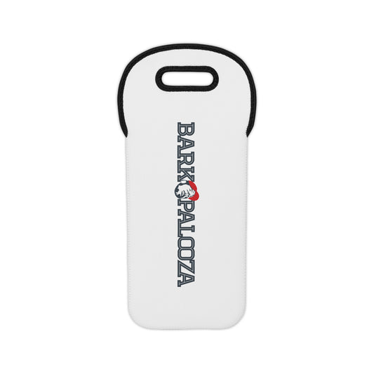 Barkopalooza Logo Wine Tote Bag - Neoprene Insulated | Genius Mangoes