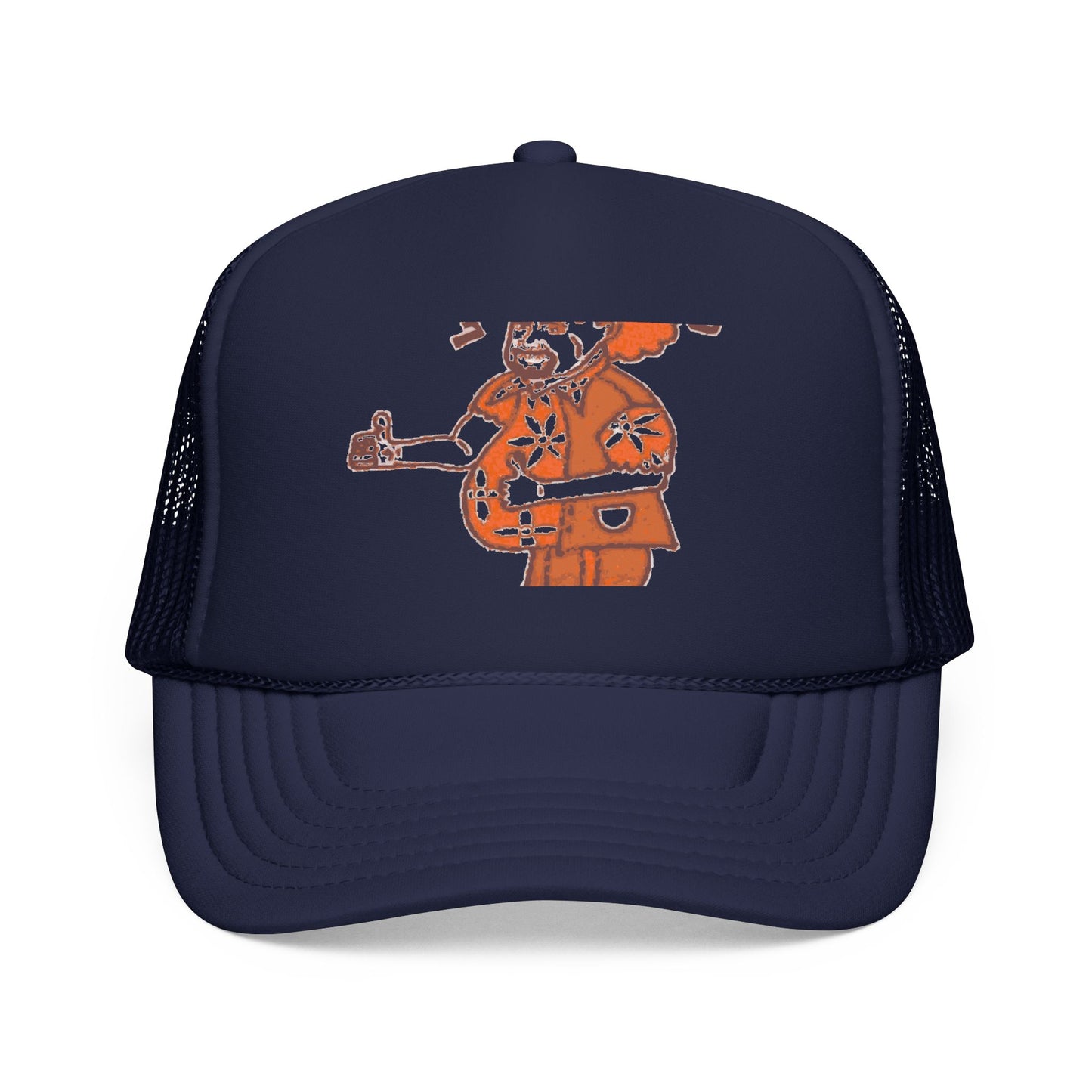 Barkopalooza 1999 Retro Foam Trucker Hat in Dark Navy | Genius Mangoes