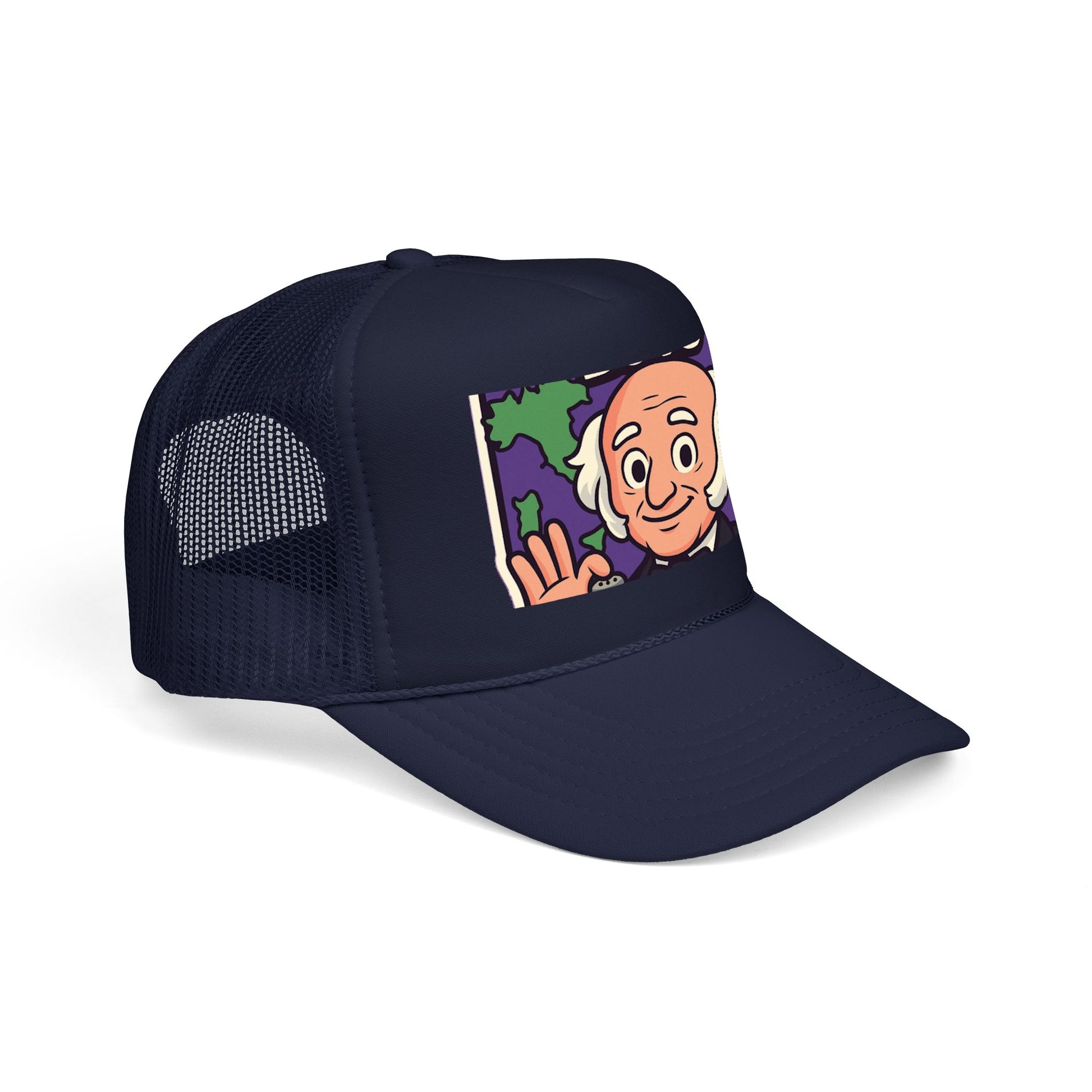 The Van Buren Boys Foam Trucker Hat - lifestyle view | Genius Mangoes