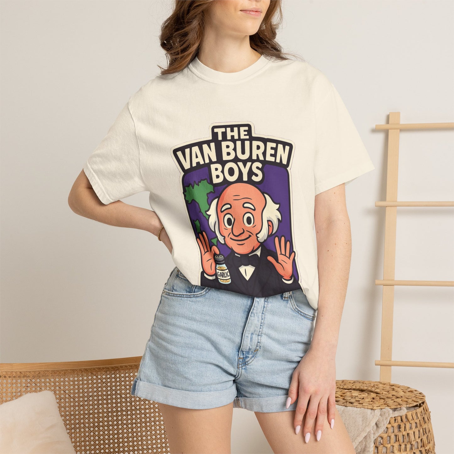 The Van Buren Boys Premium Tee - garment-dyed cotton | Genius Mangoes