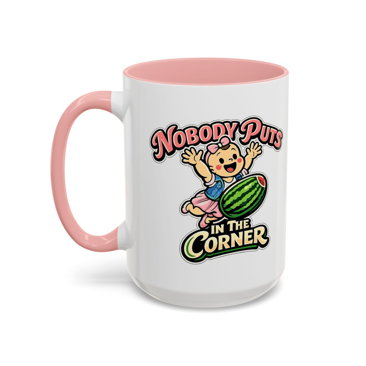 Corner Baby Coffee Mug - Color Accent (11oz & 15oz) | Genius Mangoes