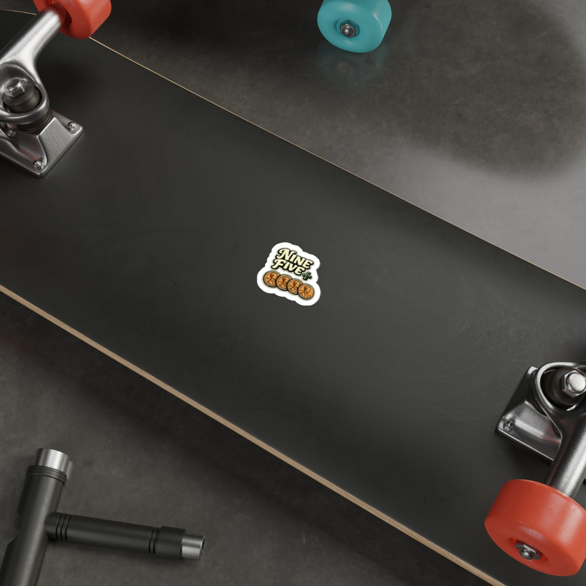 Nine Five Plus Four Pennies Die-Cut Sticker - Waterproof Vinyl Decal | Genius Mangoes