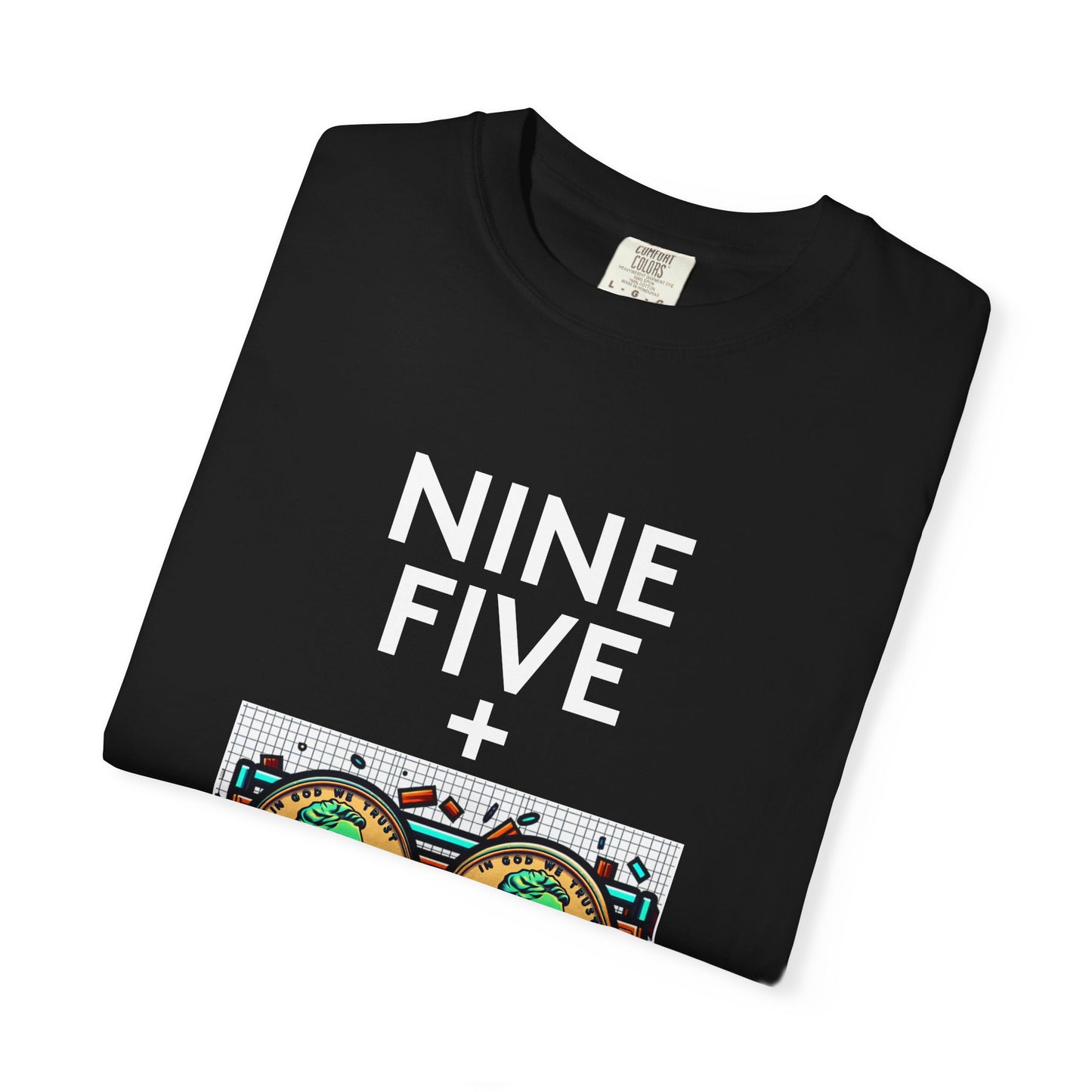 Nine Five Plus Four Pennies Premium Tee - garment-dyed cotton | Genius Mangoes