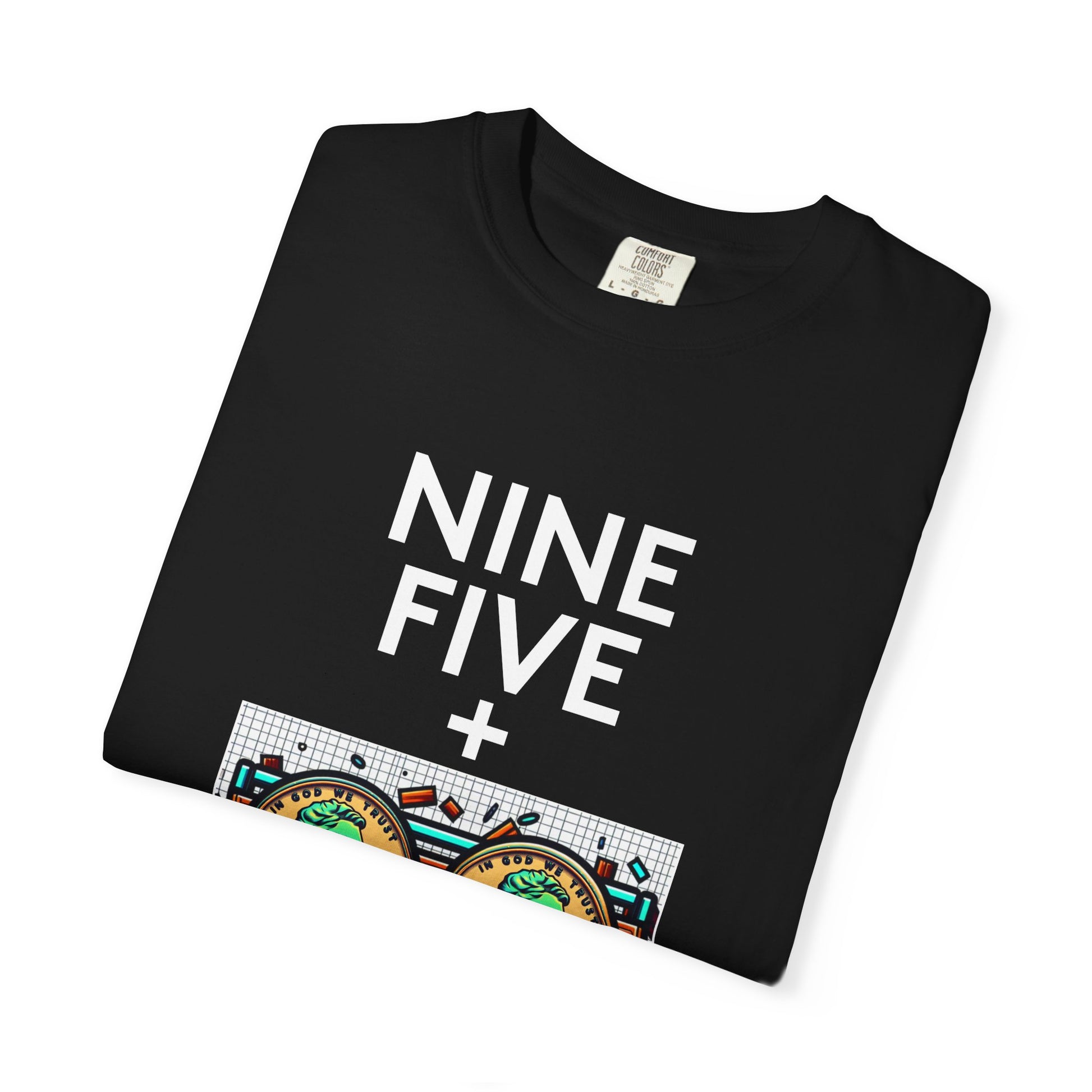 Nine Five Plus Four Pennies Premium Tee - garment-dyed cotton | Genius Mangoes