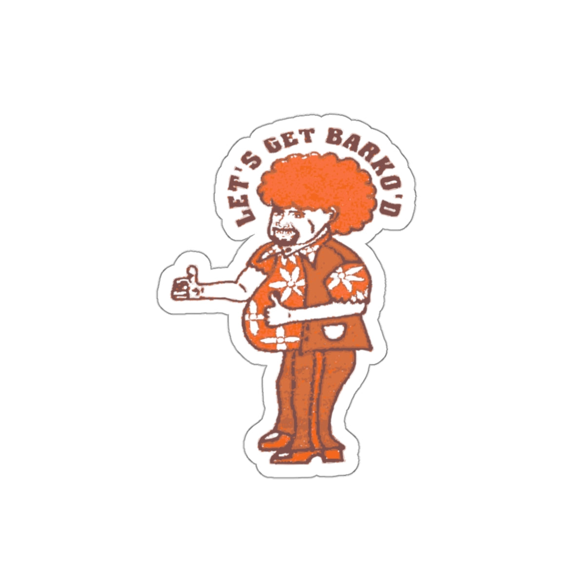 Barkopalooza 1999 - Retro Die-Cut Sticker - 3 inch waterproof vinyl decal | Genius Mangoes