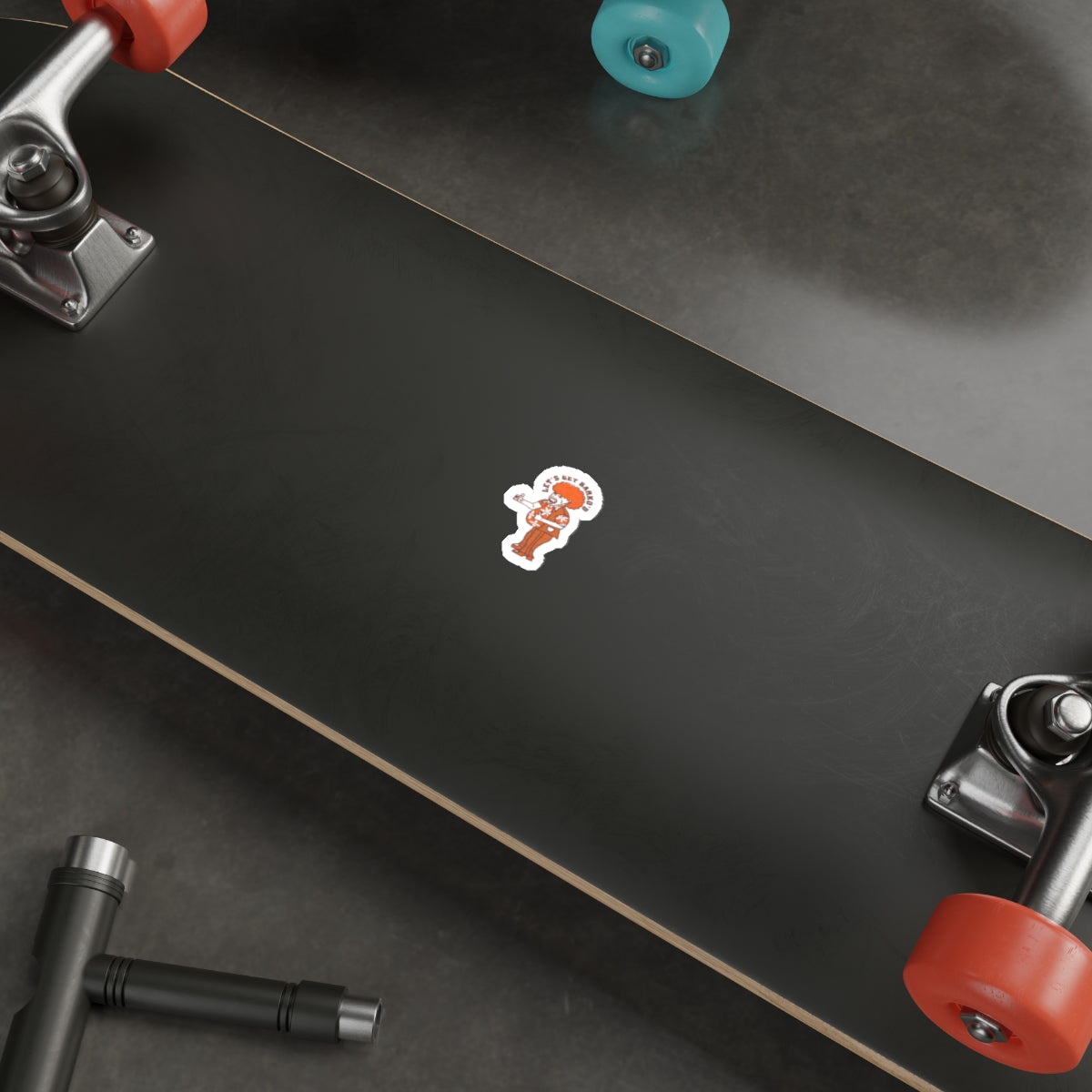 Barkopalooza 1999 - Retro Die-Cut Sticker - lifestyle view | Genius Mangoes
