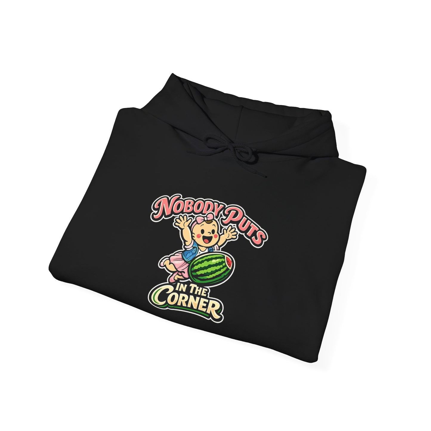 Corner Baby Hoodie - Black Print on Light Colors | Genius Mangoes